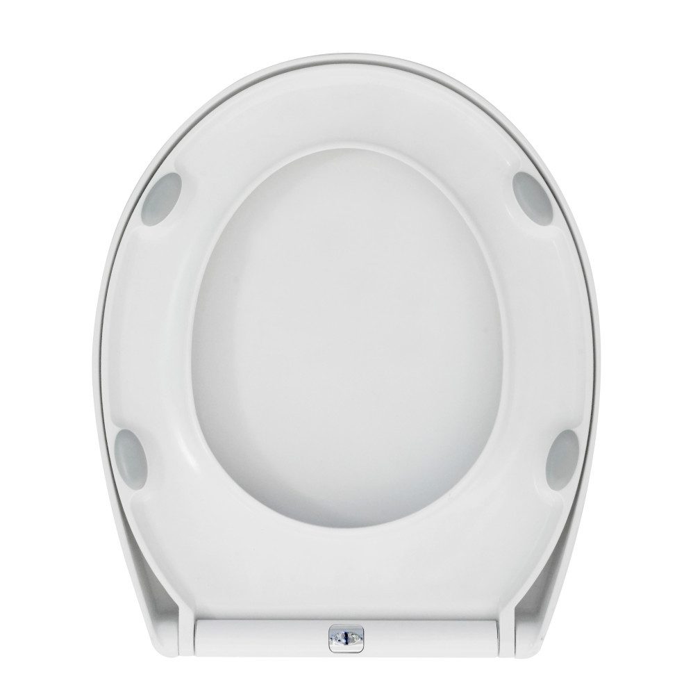 Primaster WC-Sitz Primaster WC-Sitz mit Absenkautomatik Havanna, Abnehmbar Absenkautomatik Kunststoffscharniere