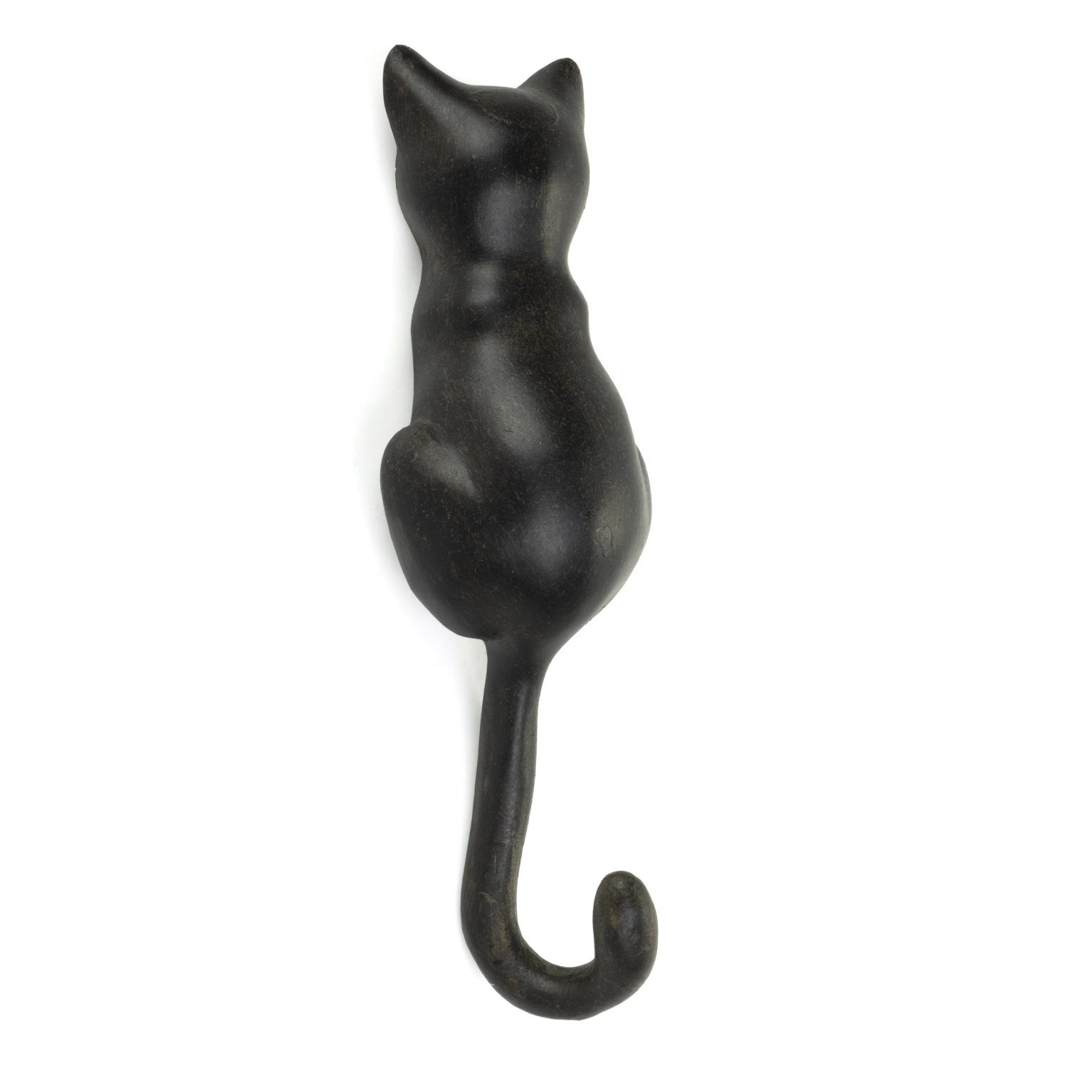 Kleiderhaken Kleiderhaken (Hakenleiste), Haken Vintage Polyresin Hakenleiste Katze Wandgarderobe Garderobenhaken aus Garderobenleiste Dekofigur Moritz