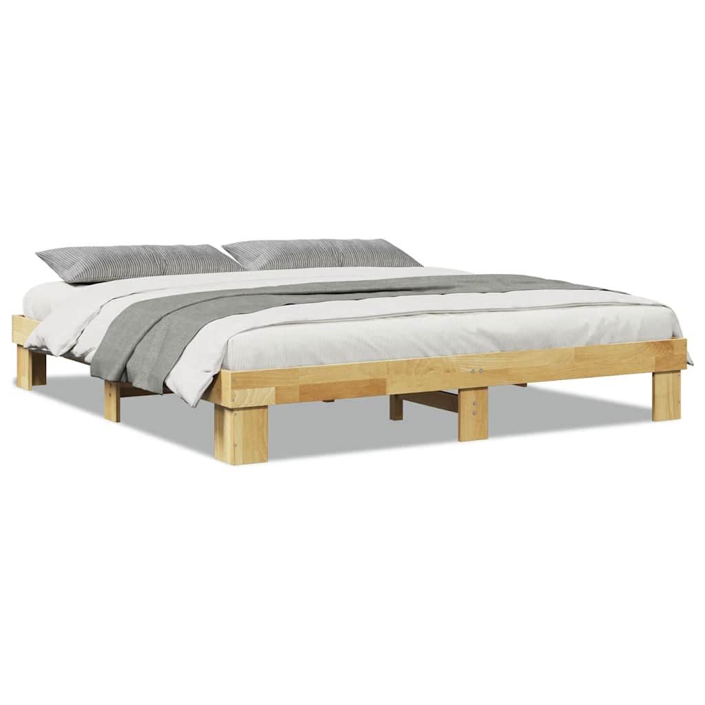 vidaXL Bett Massivholzbett ohne Matratze 180x200 günstig online kaufen