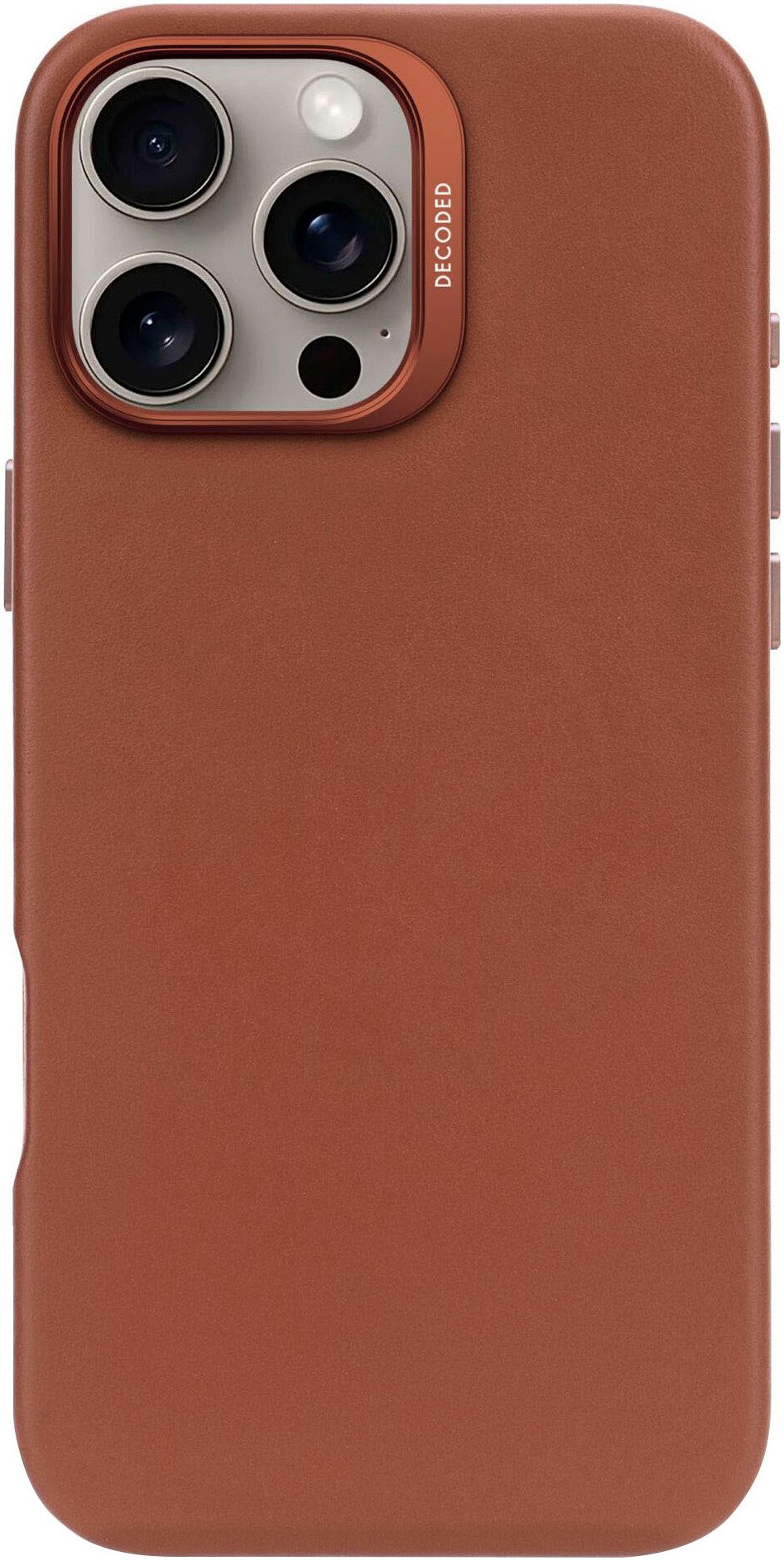 DECODED Smartphone-Hülle Leather Backcover iPhone 16 Pro Max