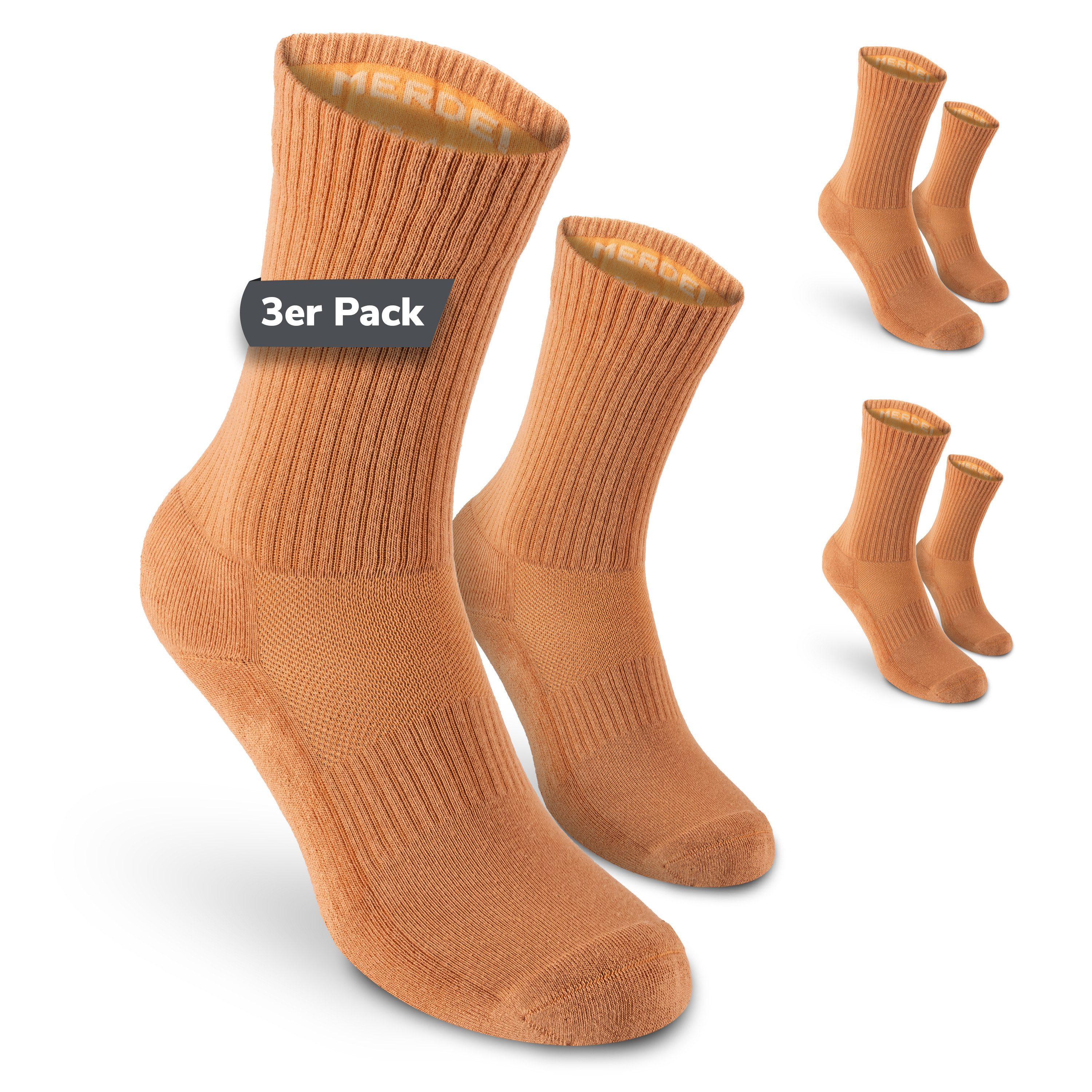 SAFERSOX Sportsocken Tanzsocken (Set, 3er Pack) Ohne Grip für saubere Drehungen, ohne sichtbares Logo