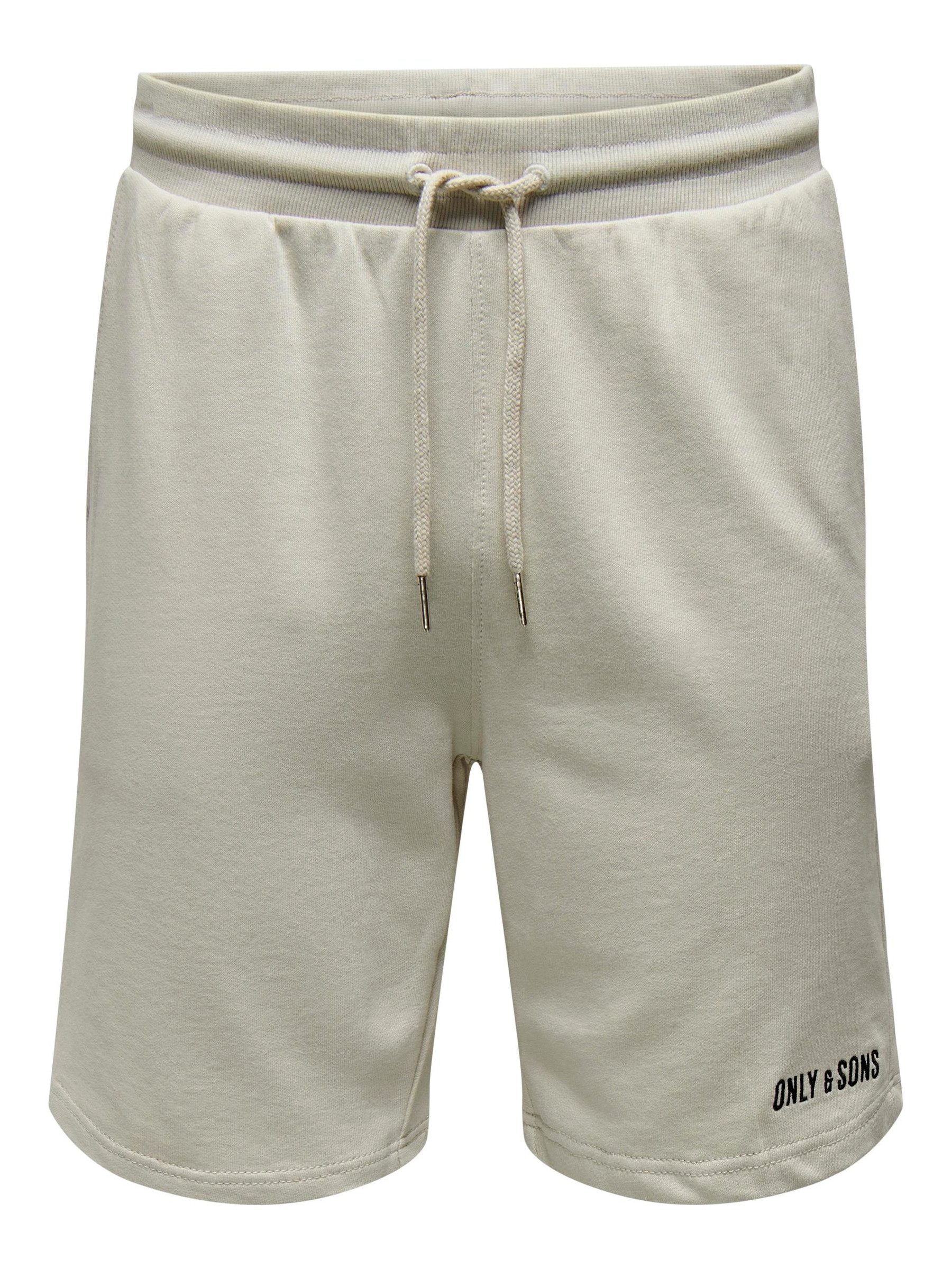 ONLY & SONS Sweatshorts elastischer Bund Kordelzug bequeme Baumwolle ONSDIR günstig online kaufen