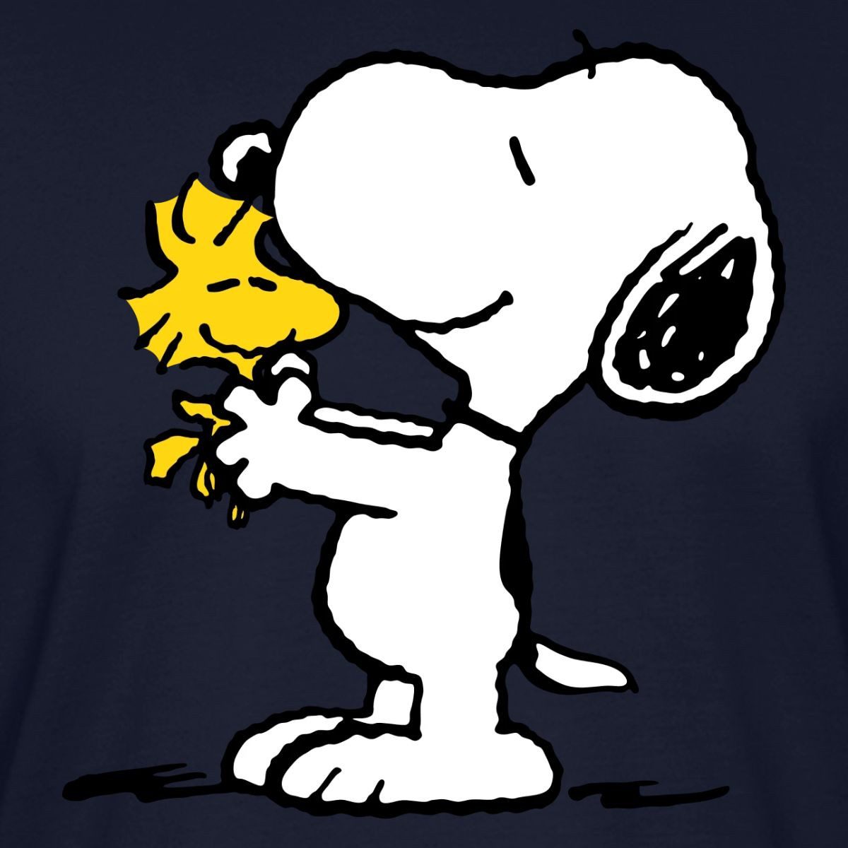 Spreadshirt T-Shirt Peanuts Snoopy Und Woodstock Unisex Bio T-Shirt (1-tlg)