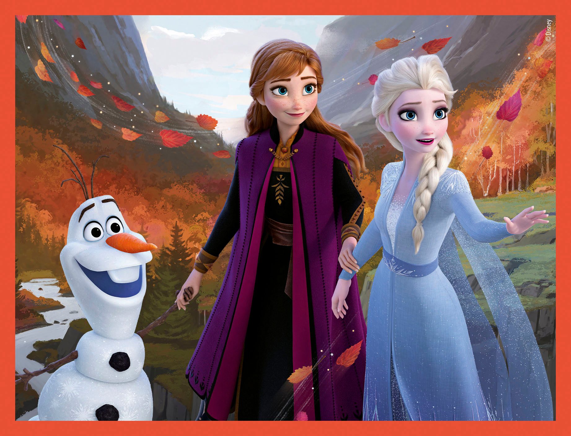 Clementoni® Würfelpuzzle Frozen 2, 12 Puzzleteile, Made in Europe