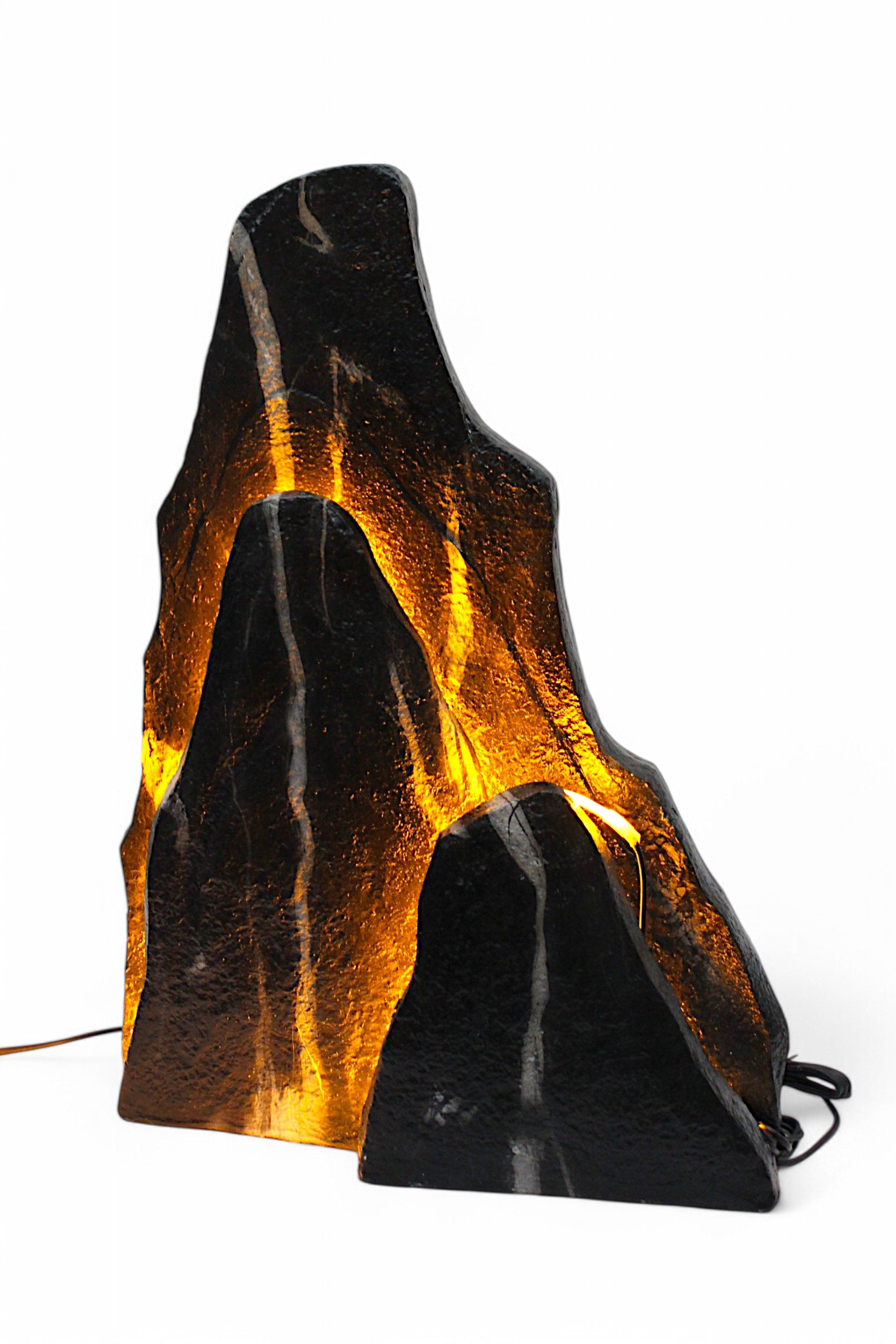 Arnusa Gartenfigur Gartenfelsen Leuchtfelsen Außenbeleuchtung Gartendeko, ( günstig online kaufen