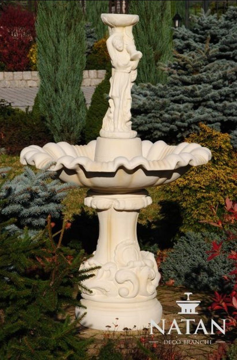Brunnen Fontaine 157cm Springbrunnen JVmoebel Neu Skulptur Zierbrunnen Skulptur Garten