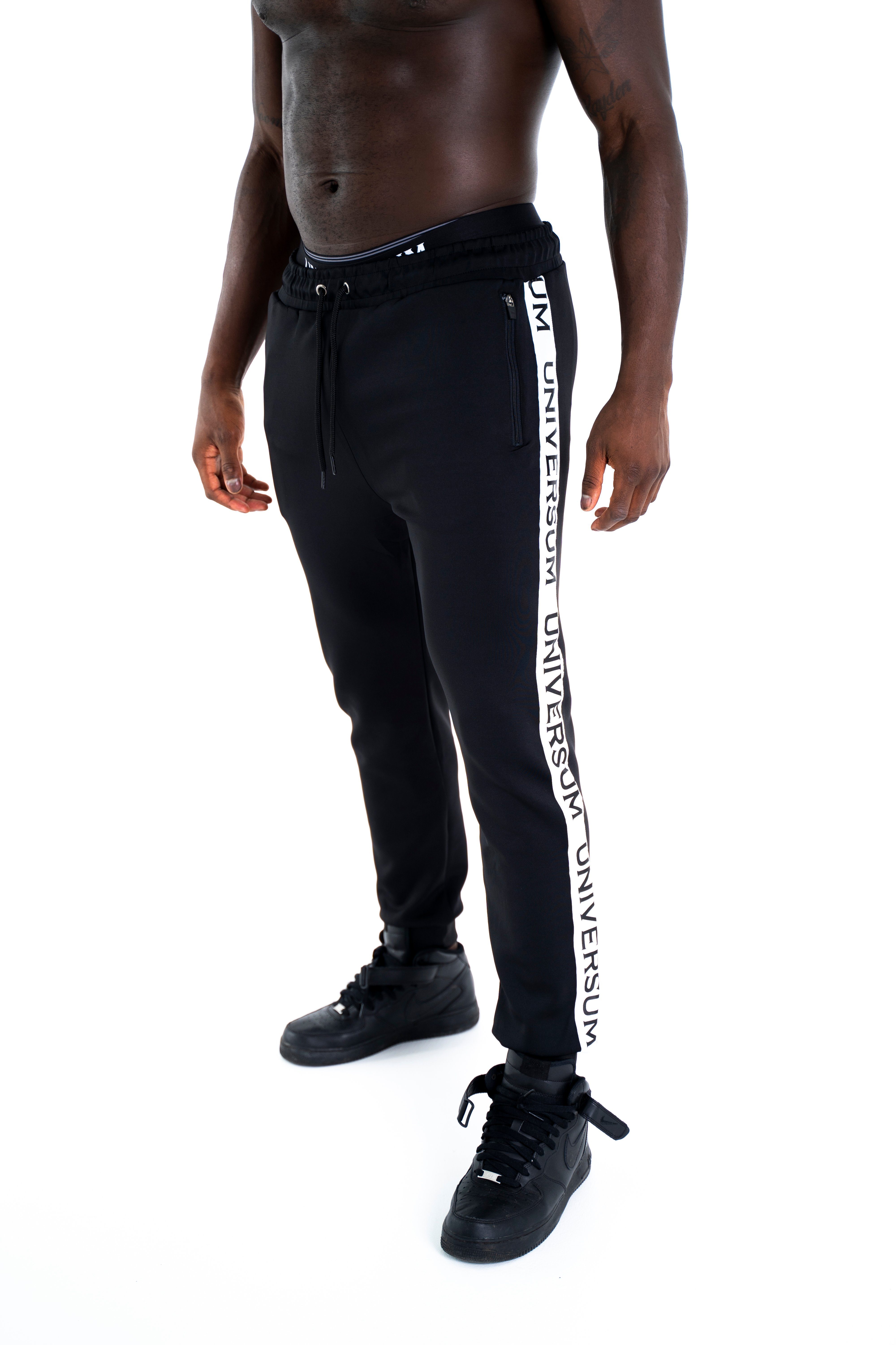 Universum Sportwear Jogginganzug Logo Side Stripe Sportanzug (Set), Trainingsanzug mit Stehkragen für Sport, Fitness und Freizeit