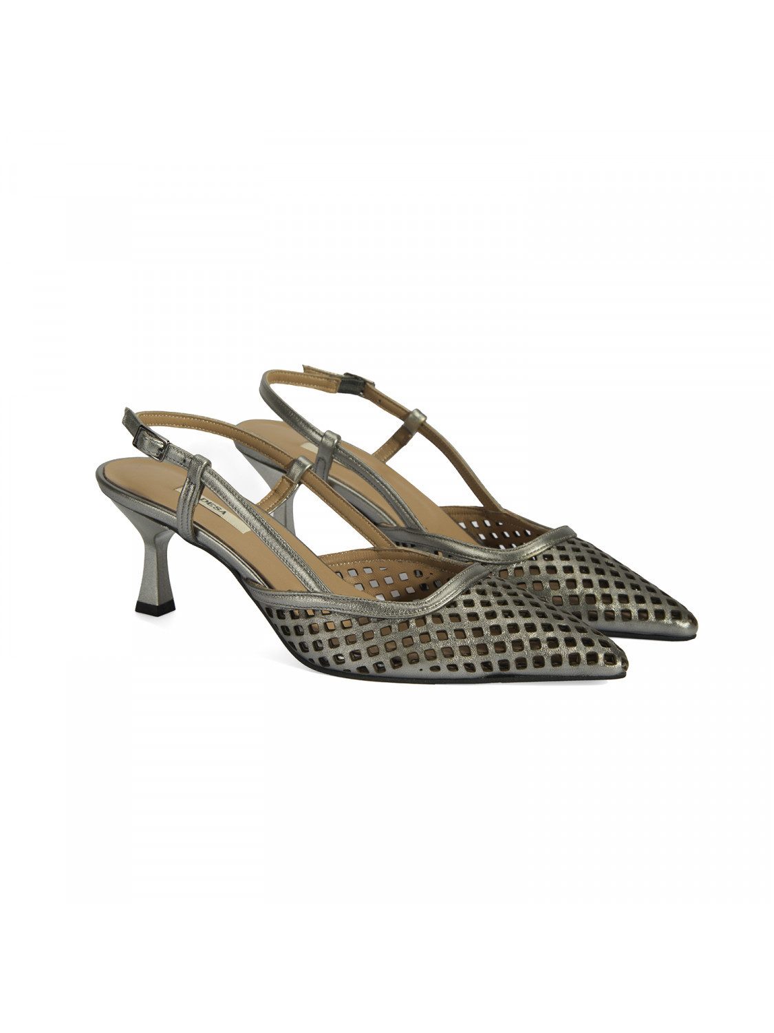 Desa Damen-Slipper – Obermaterial und Futter aus Leder, Stilettoabsatz, el günstig online kaufen