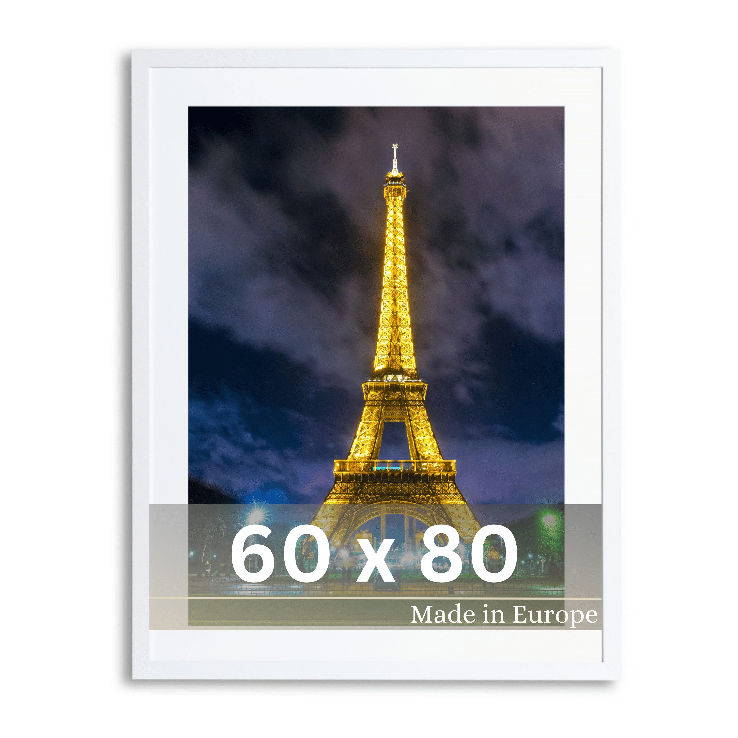 Victor (Zenith) Bilderrahmen Richter, Bilderrahmen Weiß 60x80 cm mit 50x70 günstig online kaufen