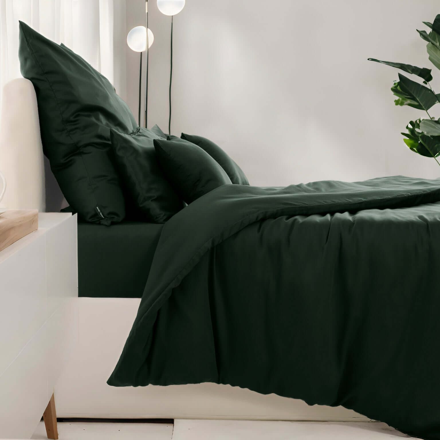 twenty:three® Kissenbezug Lyocell Kissenbezug Forest Green, günstig online kaufen
