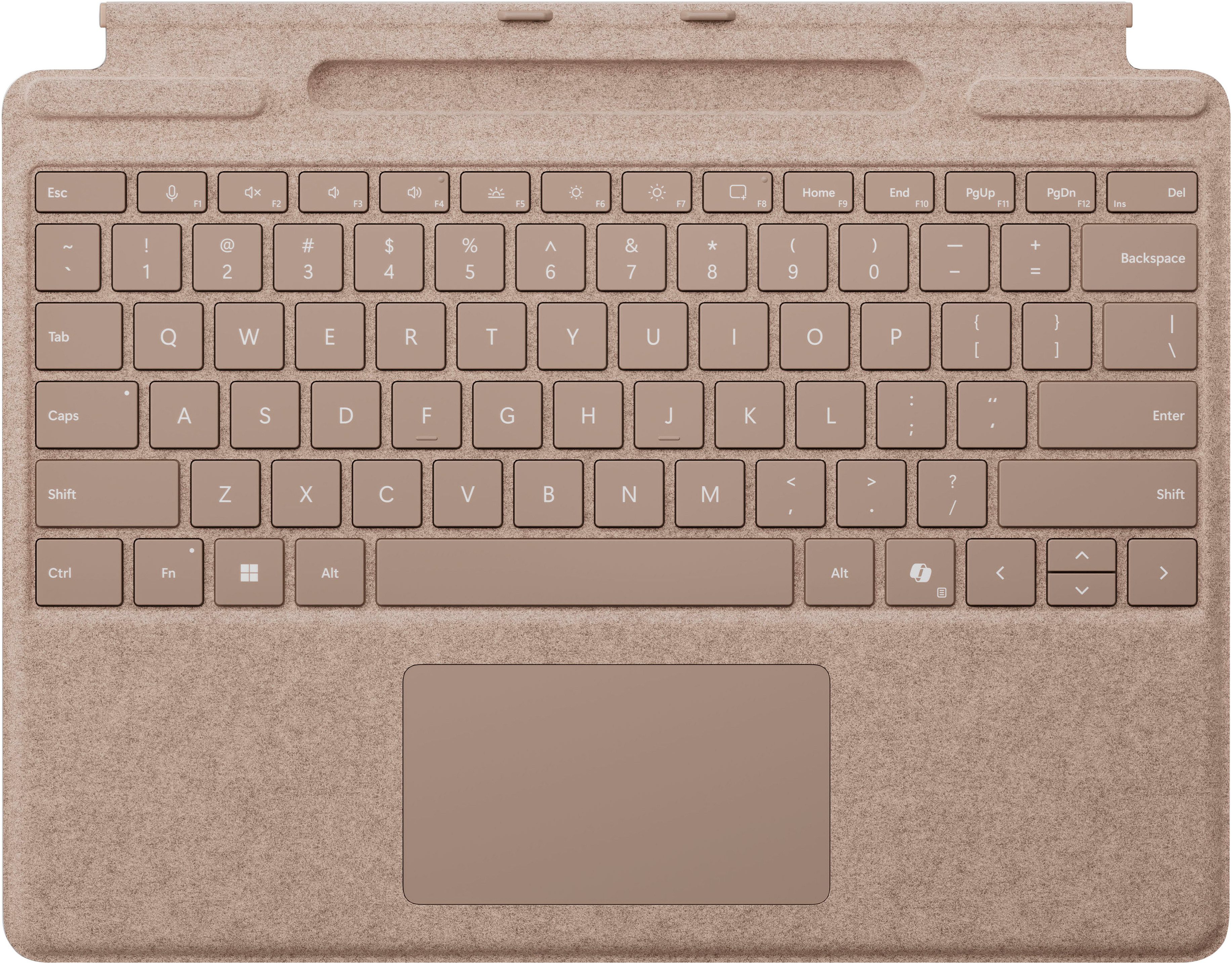 Microsoft Surface Pro Keyboard mit Stiftaufbewahrung Tastatur mit Touchpad