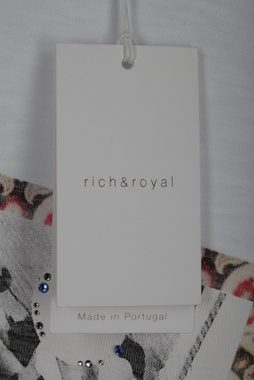 Rich & Royal Shirttop Rich & Royal 2103 431 Damen T-Shirt Gr. S Weiß Neu