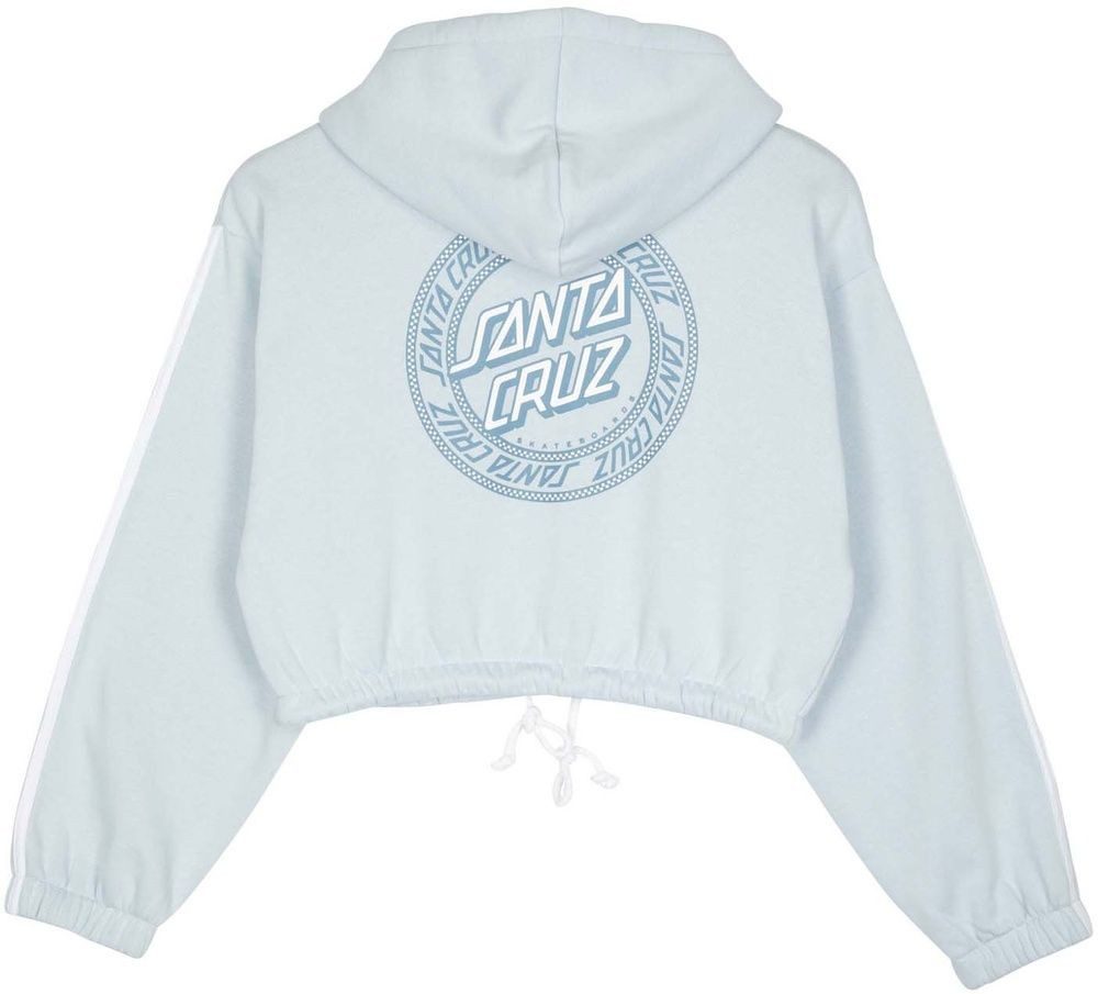 Santa Cruz Hoodie Check Outline Ringed Dot Zip