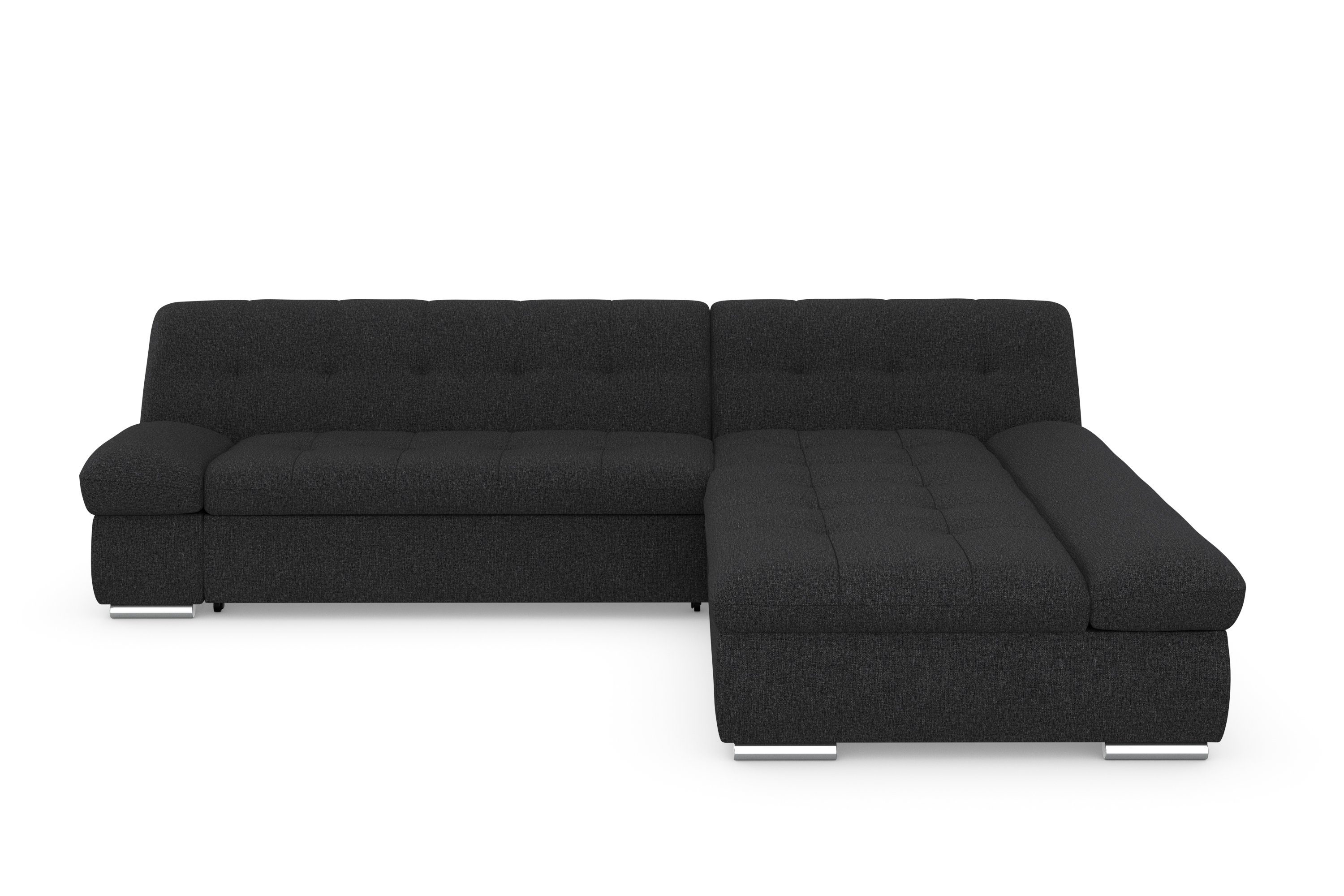DOMO collection Ecksofa MONA 297x173 cm, modern und komfortabel, whlw. mit Bettfunktion, L-Form