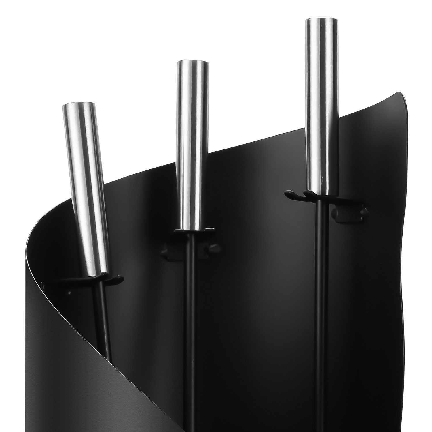 Clanmacy Kehrgarnitur Kaminbesteck Set 4-teiliges Kaminzubehör – Modern, (4-tlg) – Bild 5 von 5