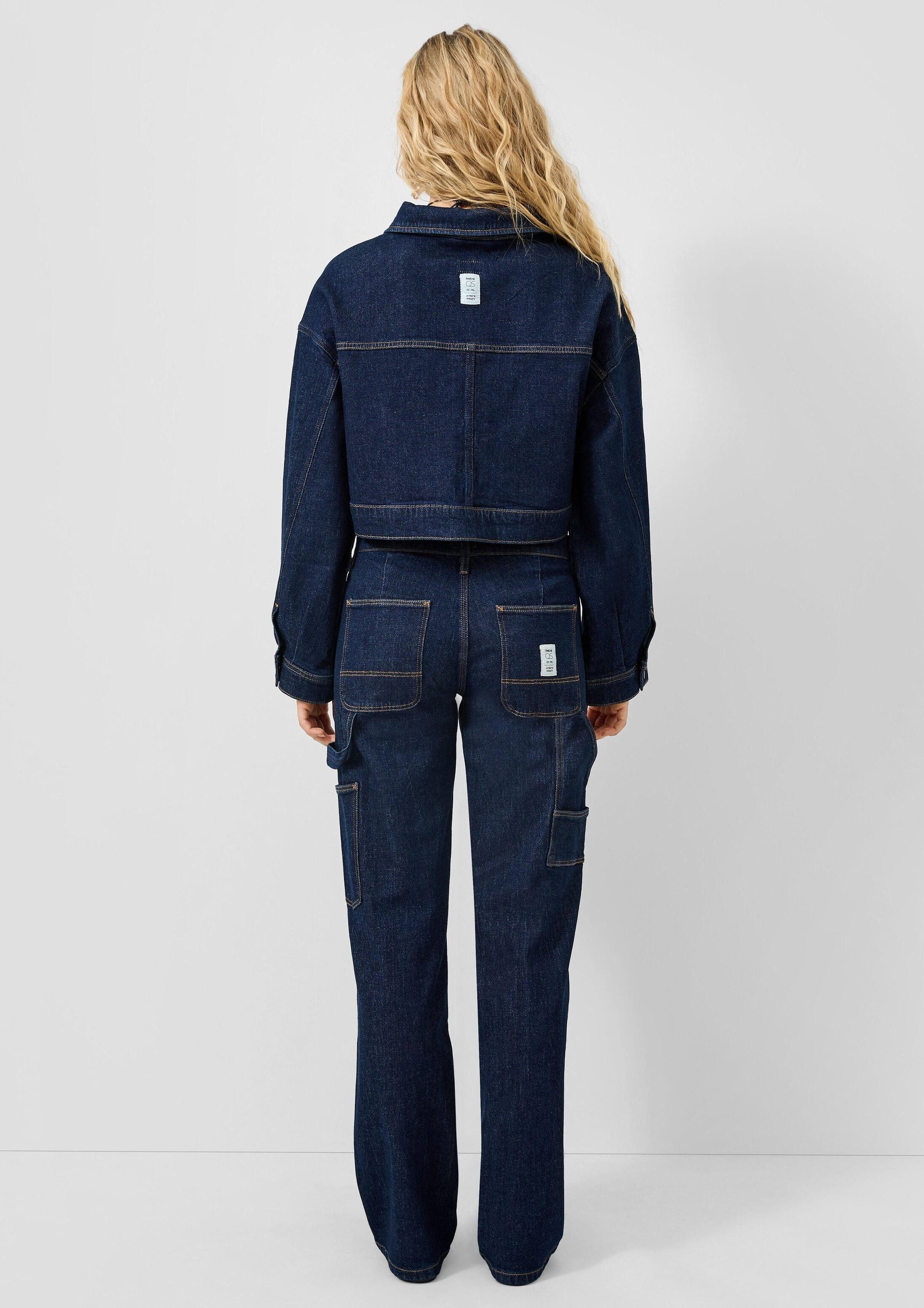 QS Regular-fit-Jeans Jeans-Hose Jeans Catie / Slim Fit / Mid Rise / Straight Leg