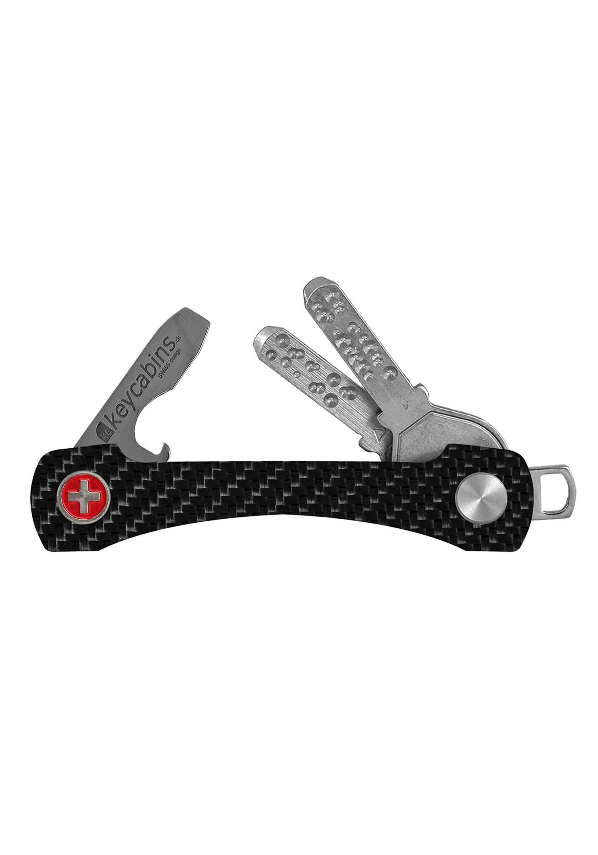 keycabins Schlüsselanhänger Carbon S2, SWISS Made