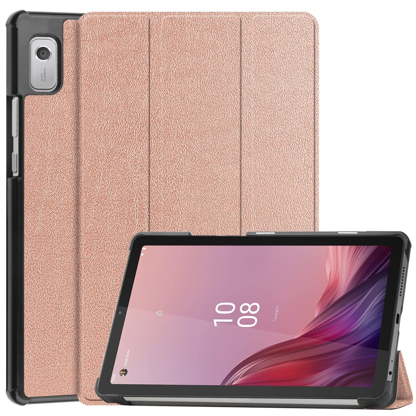 Lobwerk Tablet-Hülle Schutzhülle für Lenovo Tab M9 TB-310FU 9.0 Zoll 2023, Wake & Sleep Funktion, Sturzdämpfung, Aufstellfunktion