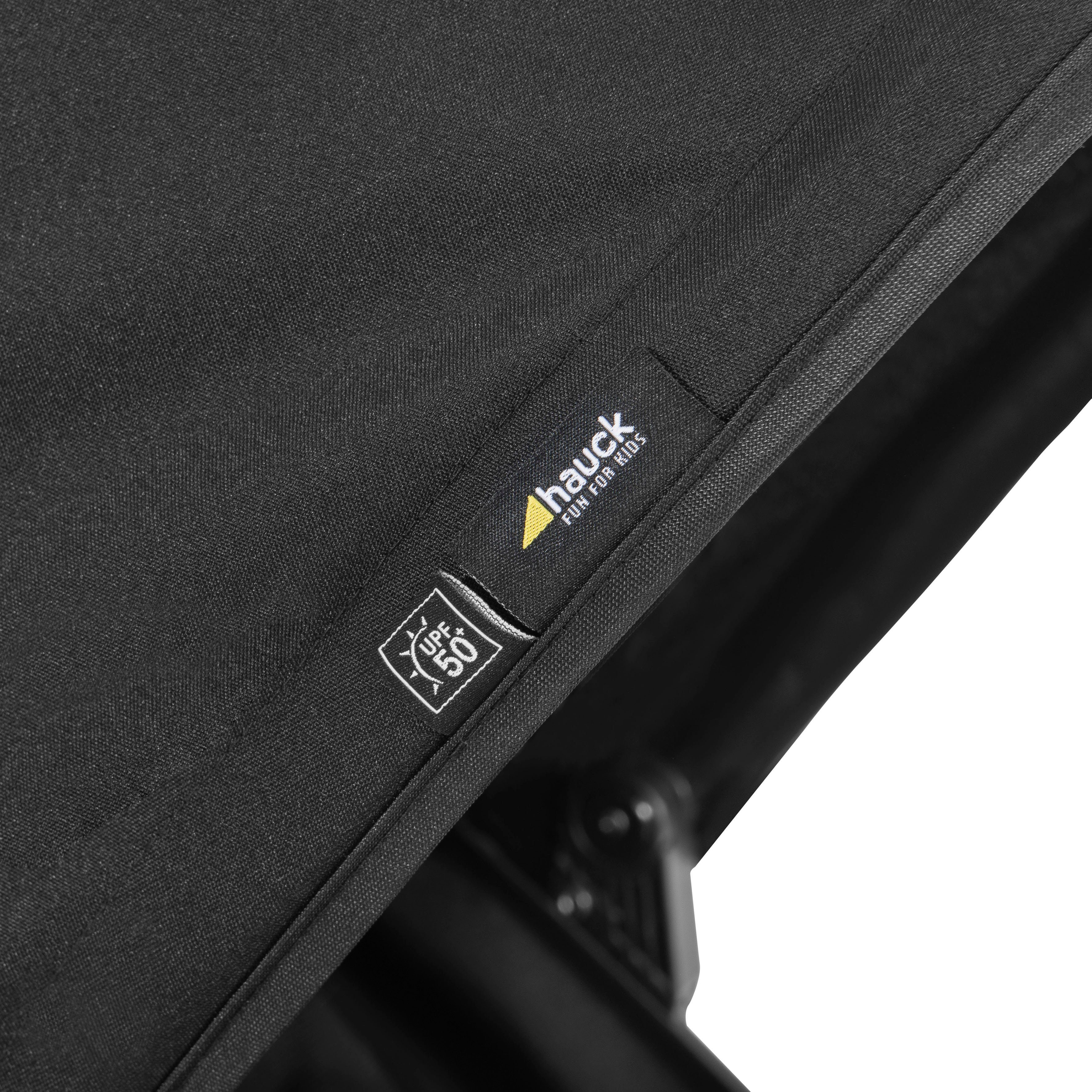 Hauck Dreirad-Kinderwagen Rapid 3R, black, mit schwenk- und feststellbarem Vorderrad