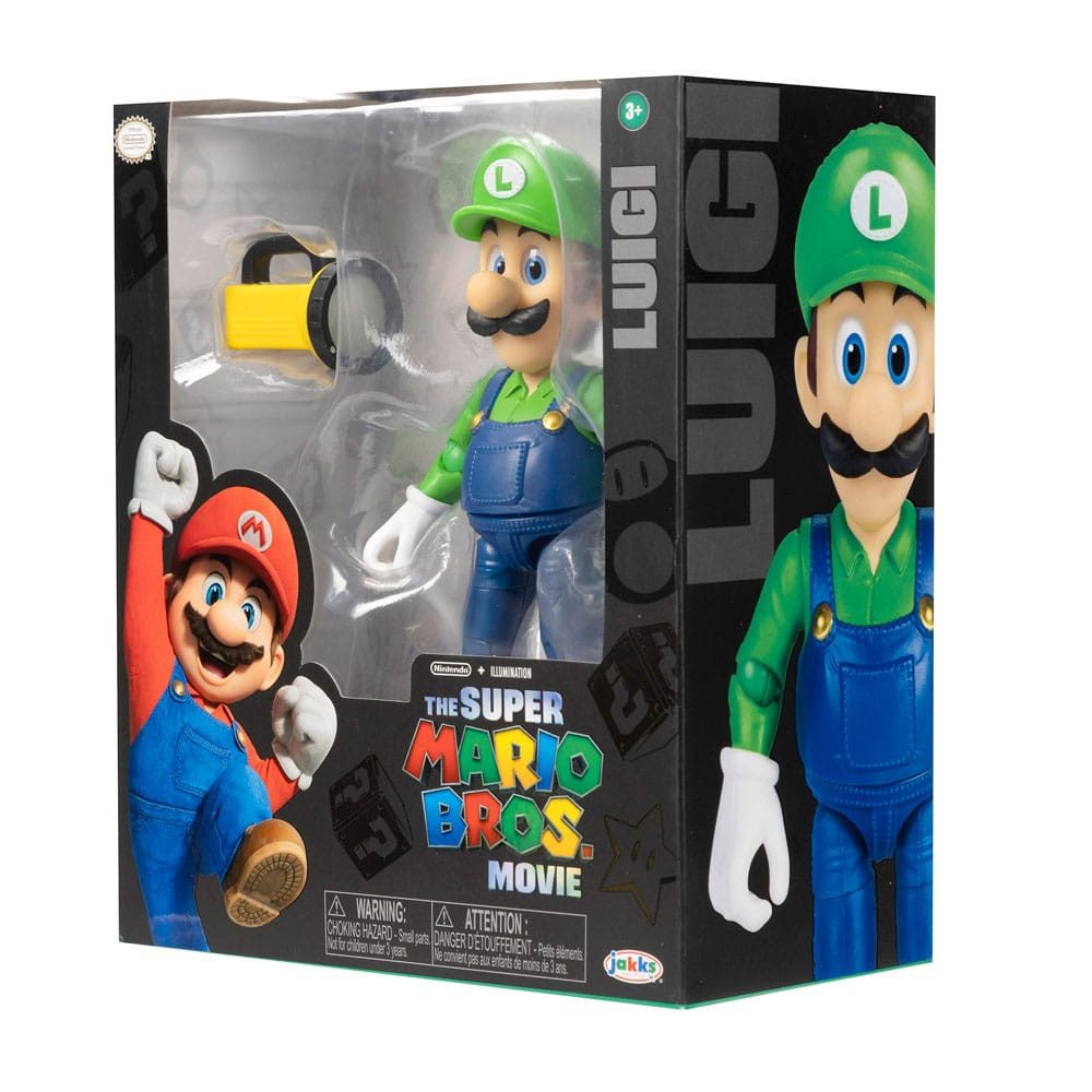 Jakks Pacific Actionfigur Der Super Mario Bros. Film Luigi 13 cm