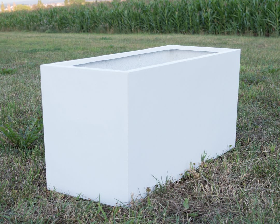 Elegant Einrichten Pflanzkübel Fiberglas Raumteiler rechteckig günstig online kaufen