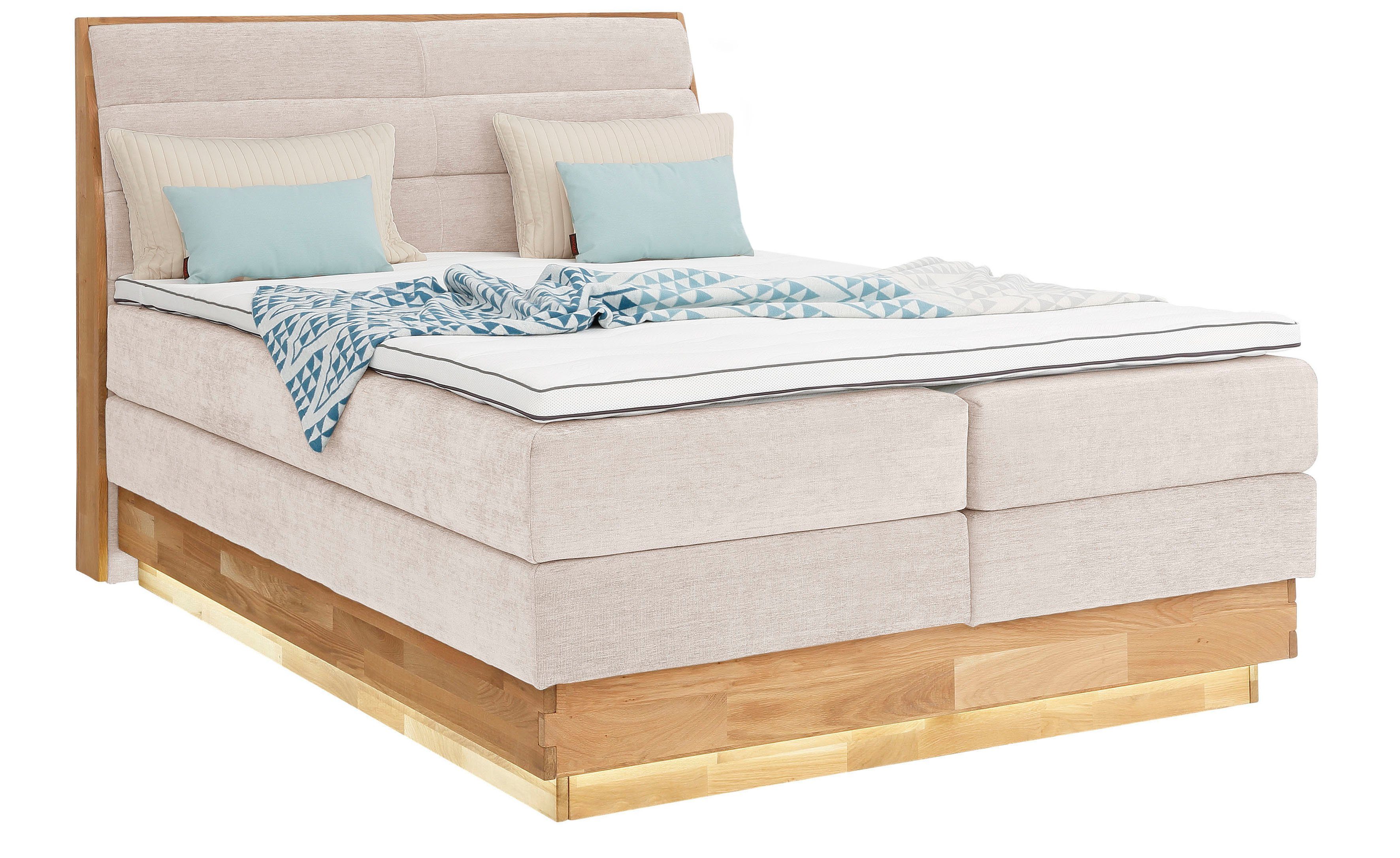 OTTO products Boxspringbett, LED-Beleuchtung, mit zertifizierten, günstig online kaufen