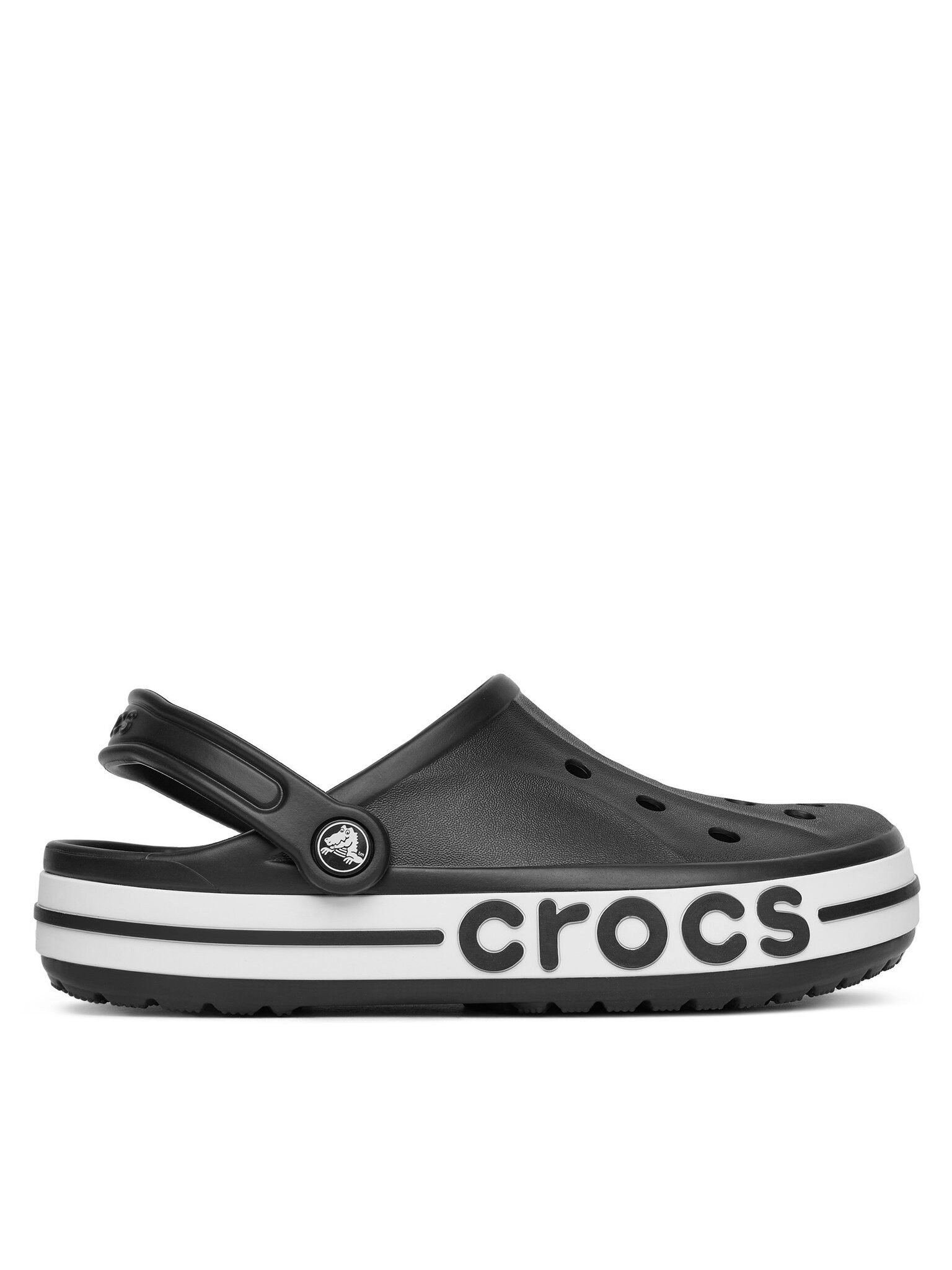 Crocs Crocs Unisex Flip Flops Crocs-BAYABAND CLOG 205089-066 Schwarz Weiß Sc Schlappen