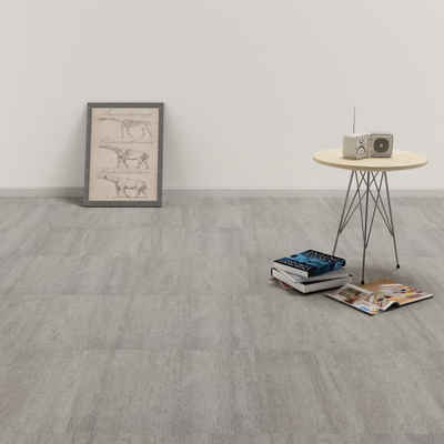 Teppichboden PVC-Fliesen Selbstklebend 5,11 m² Grau, vidaXL