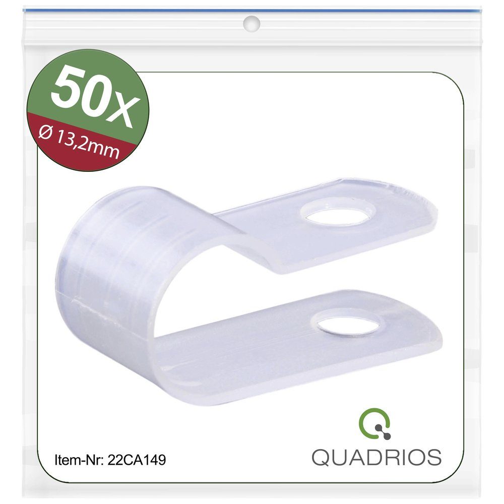 Kabelverbinder-Sortiment Quadrios 22CA149 Befestigungsschelle schraubbar 22CA149 Bündel-Ø-Berei