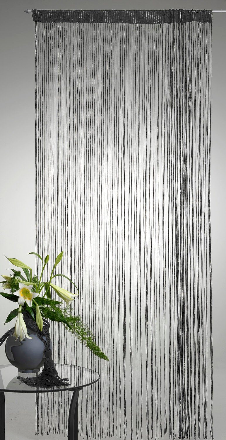 Haus und Deko Fadenvorhang Türvorhang mit Lurex Fadenvorhang 90x250 oder 14 günstig online kaufen