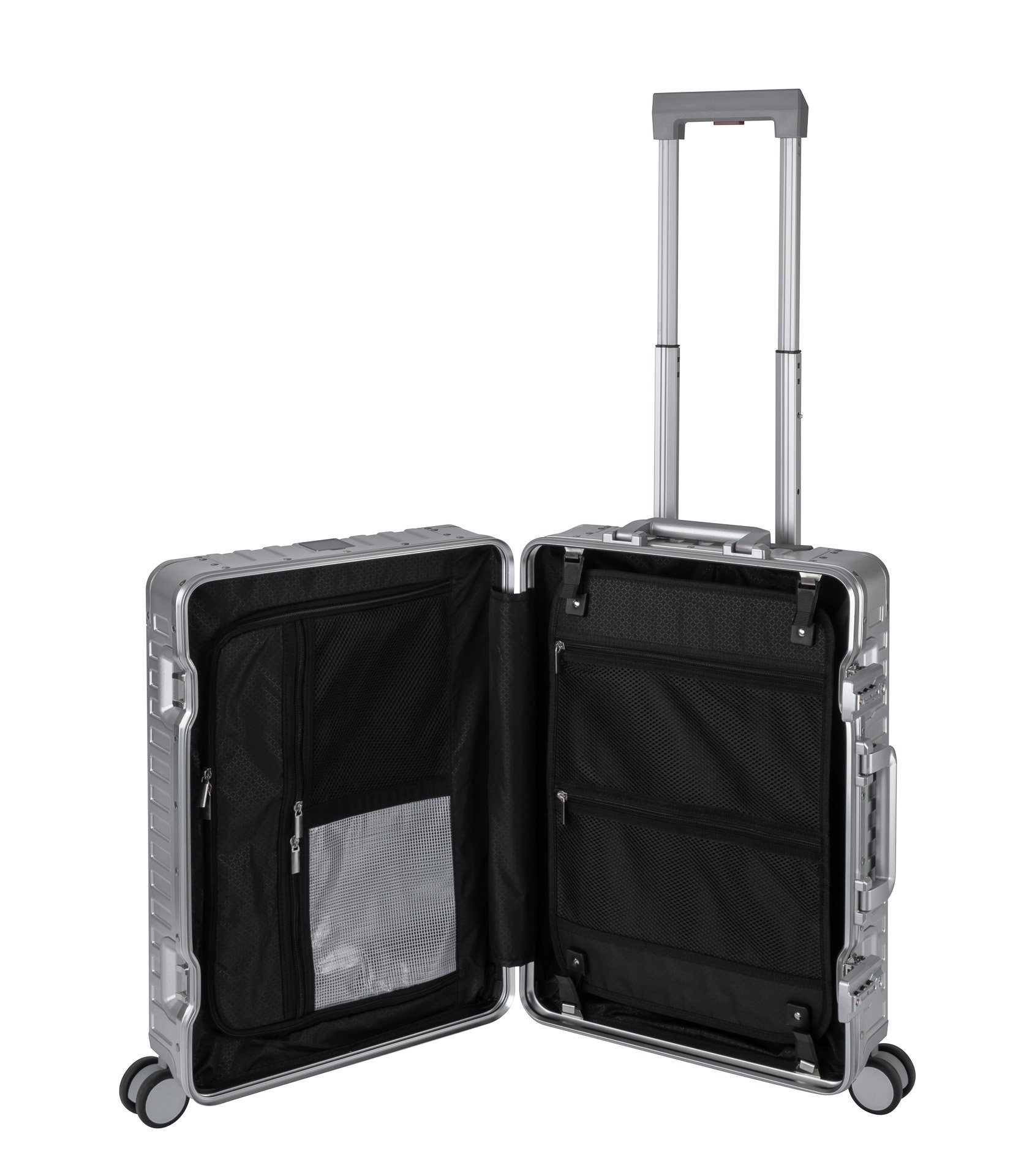 Travelhouse Handgepäckkoffer Tokyo, 4 Rollen, Aluminium Hartschale TSA Zahl günstig online kaufen