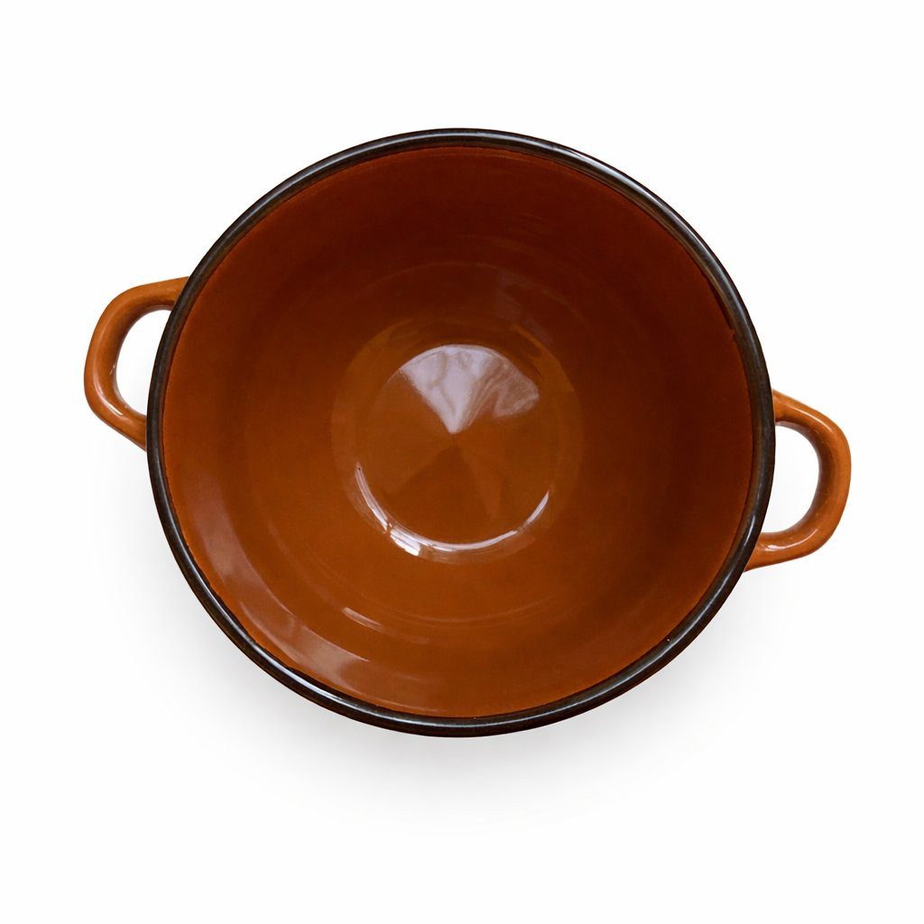 WestCraft Suppenschale Landhaus Suppenschüssel mit Griff Schüssel für heisse Suppen 680 ml, Keramik, (1-tlg), auch für Nudeln, Reis, Desserts, Salate, Suppen, H – Bild 2 von 5