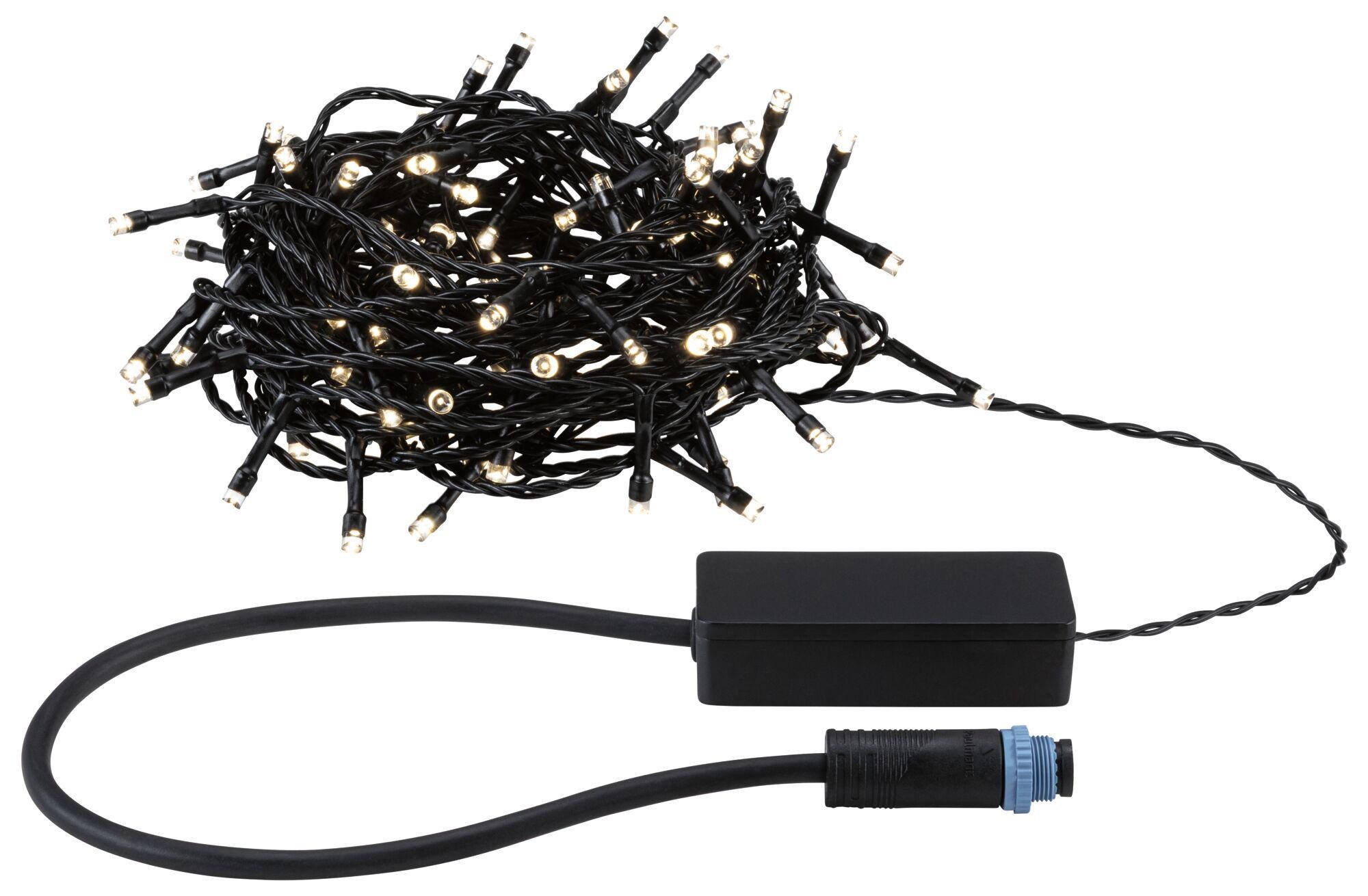 Paulmann LED-Lichterkette Yuna IP44 Schwarz, 1-flammig, dimmbar
