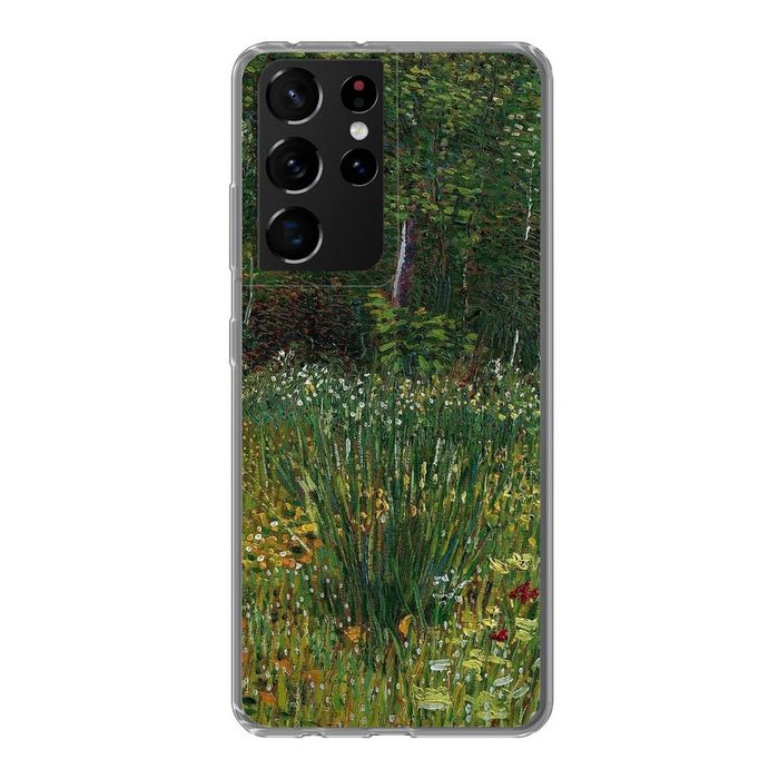 MuchoWow Handyhülle Asnières - Vincent van Gogh Phone Case Handyhülle Samsung Galaxy S21 Ultra Silikon Schutzhülle