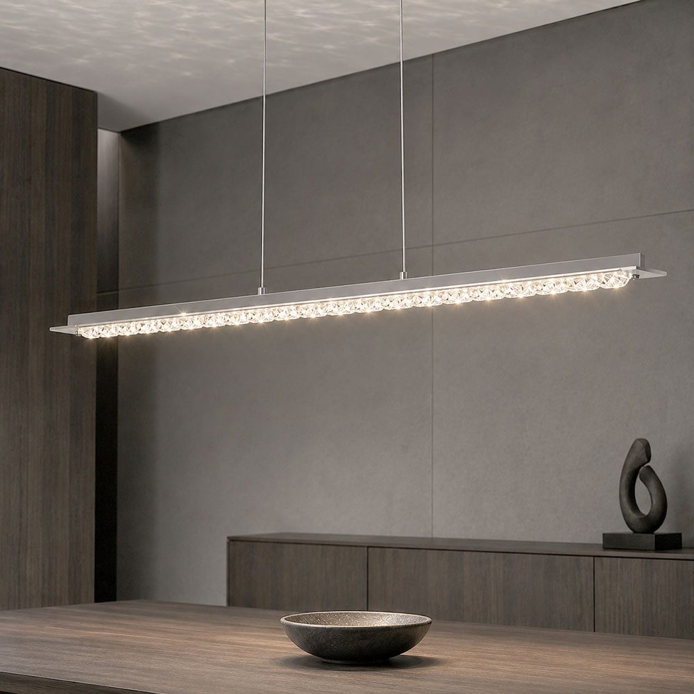 Esto LED-Hängeleuchte, LED-Leuchtmittel fest verbaut, Warmweiß, Hängeleuchte Deckenlampe LED Wohnzimmer hängend Pendelleuchte