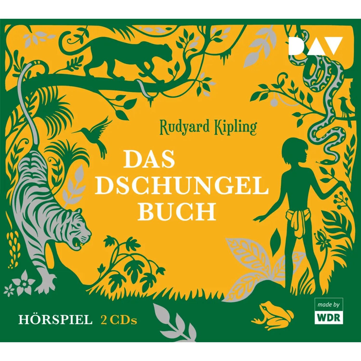 Der Audio Verlag Hörspiel Das Dschungelbuch, 2 Audio-CDs