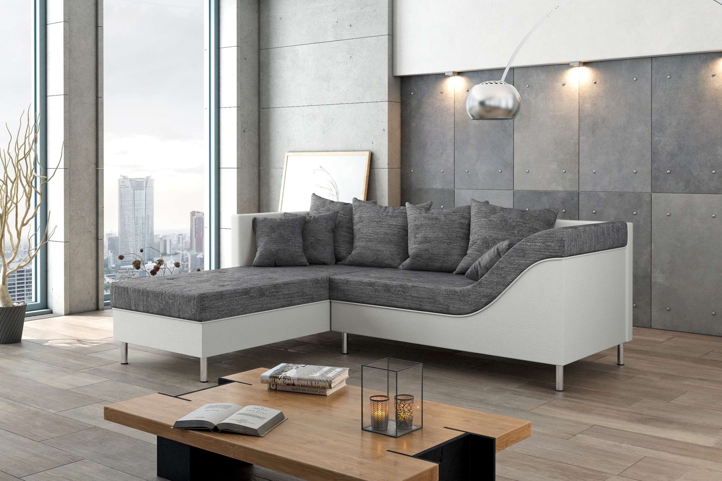 Stylefy Ecksofa Toffi, L-Form, Eckcouch, stellbar bestellbar, oder Kissen, Raum Modern im rechts links Design, mane frei inklusive