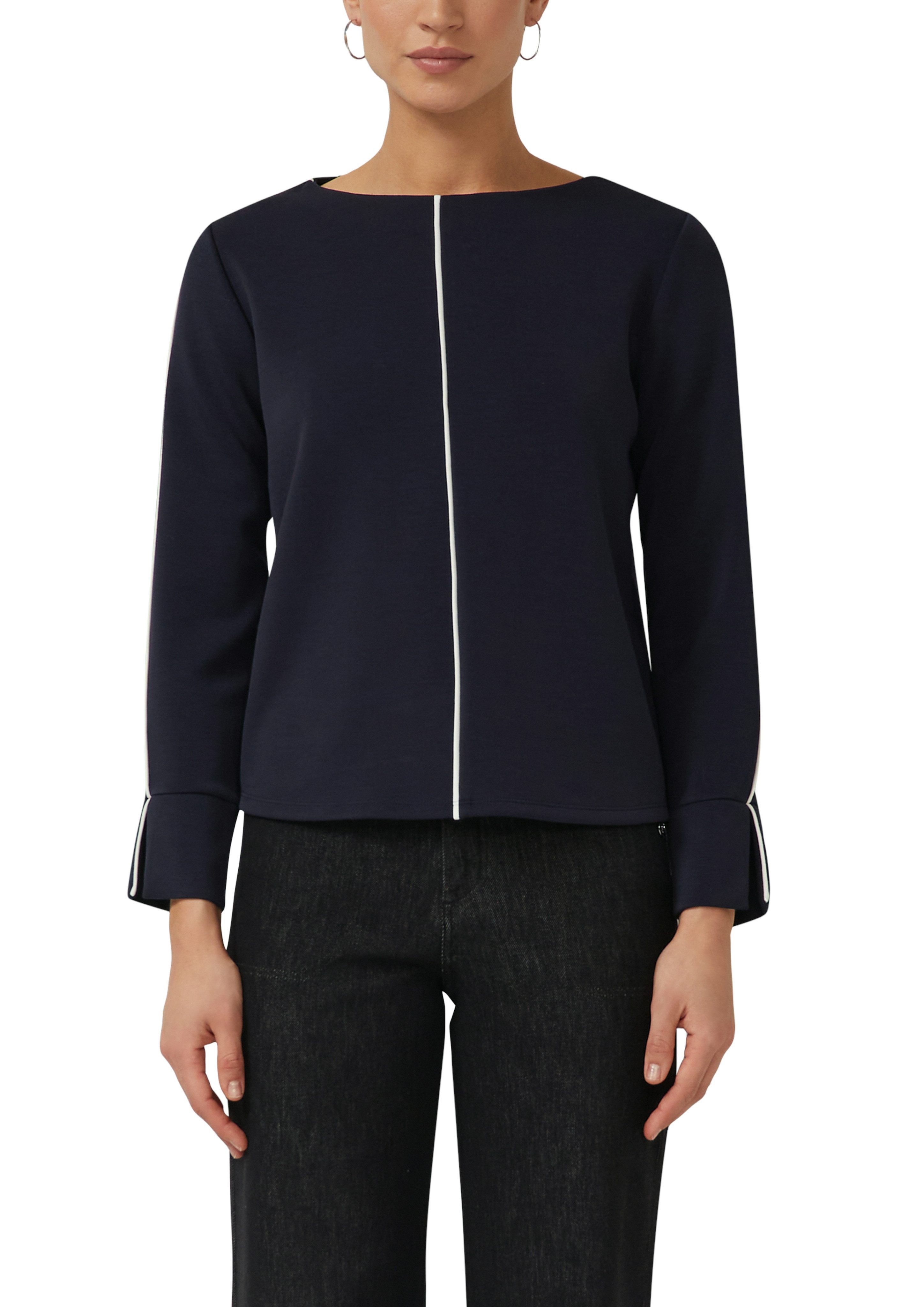 s.Oliver BLACK LABEL Sweatshirt U-Boot Ausschnitt günstig online kaufen