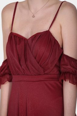 Modabout Abendkleid Langes Maxikleid Sommerkleid für Damen - NELB0588D5146BRD (1-tlg)
