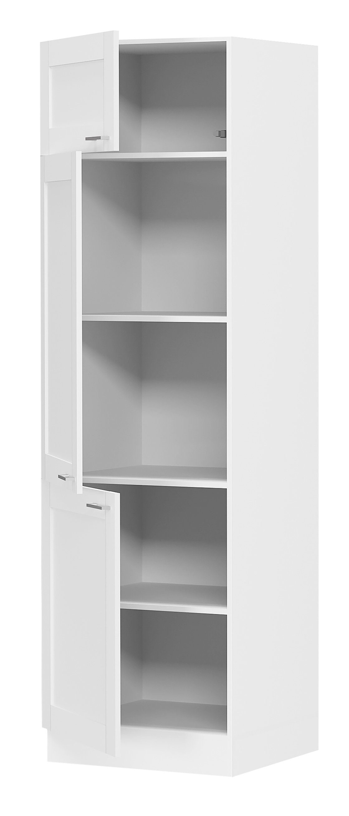 VCM Unterschrank Colura Unterschrank B. 60 x T. 57 x H. 207 cm Ordnung für Töpfe, Pfannen und Vorratsdosen, für Küche und Essbereich