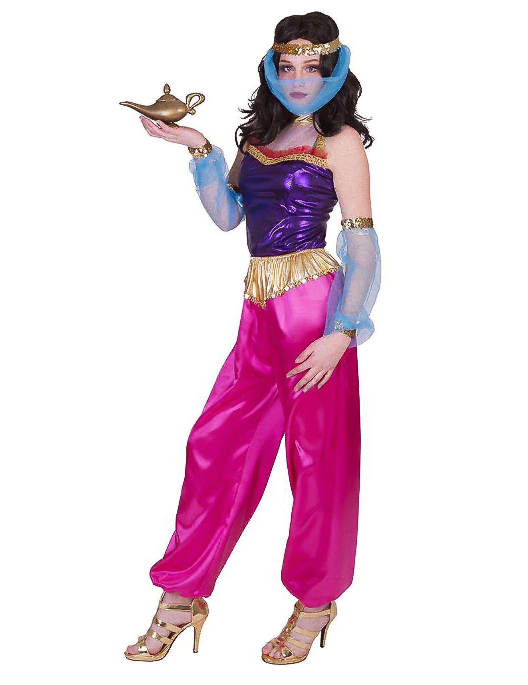 Espa Kostüm Orientalisches Tänzerin-Kostüm für Damen Faschingskostüm pink-violett