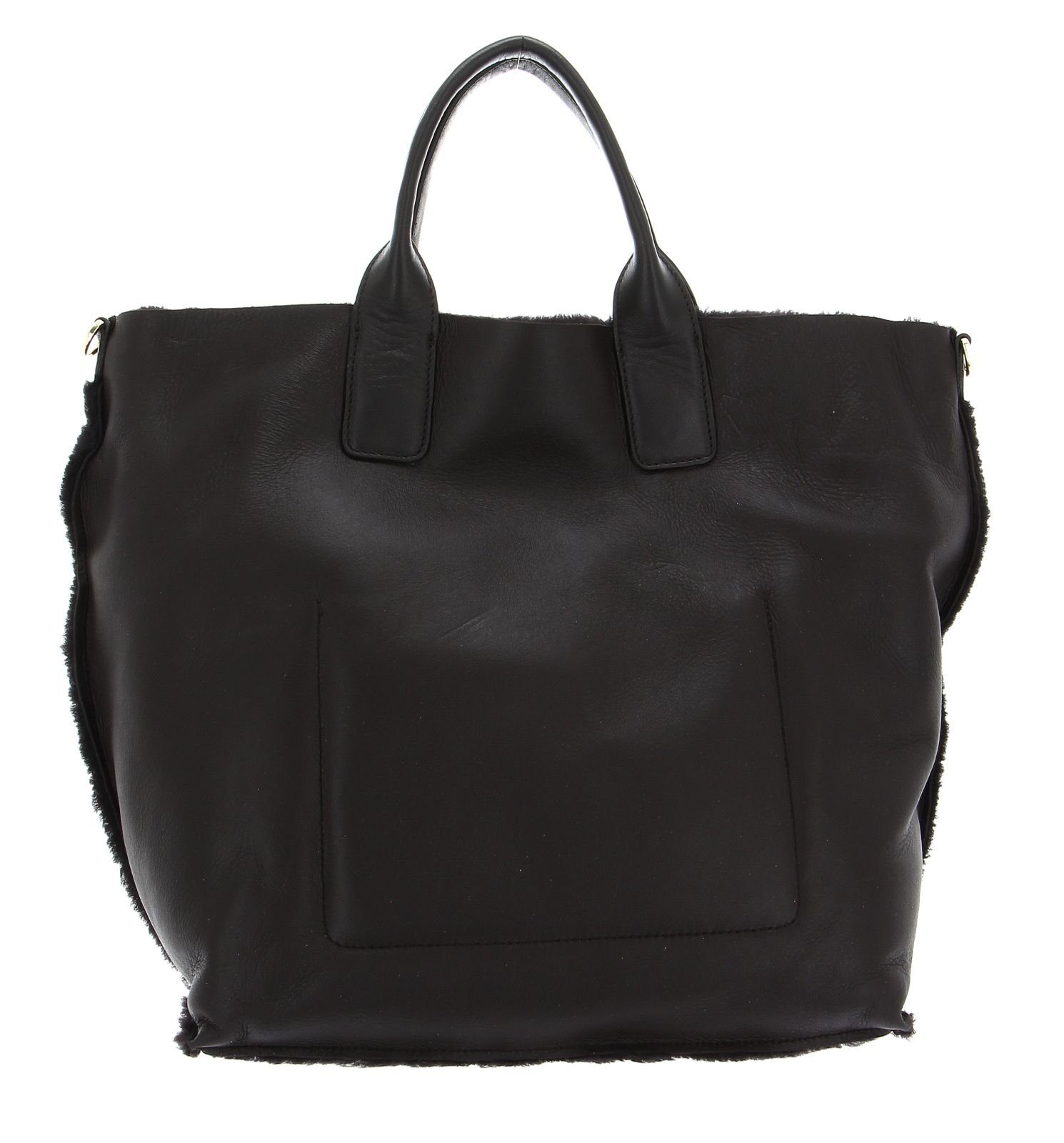 Abro Shopper Leather Shearling Casharel