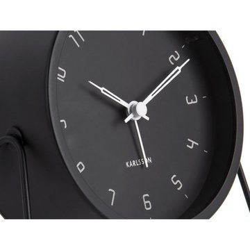 Karlsson Uhr Wecker Stark Iron Matt Black