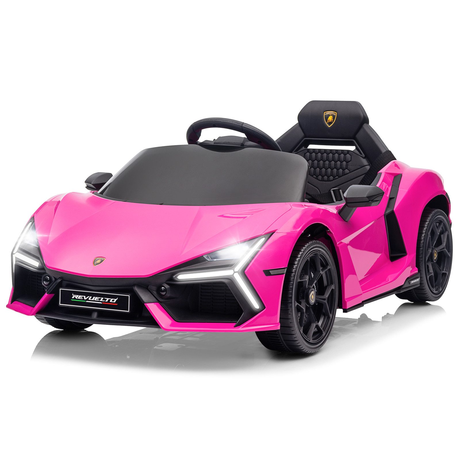 LALAHO Elektro-Kinderauto Kinder Elektroauto 12V 2.4GHz Fernbedienung, 12V 4.5Ah, 2.4GHz Fernbedienung, drei Geschwindigkeitsstufen