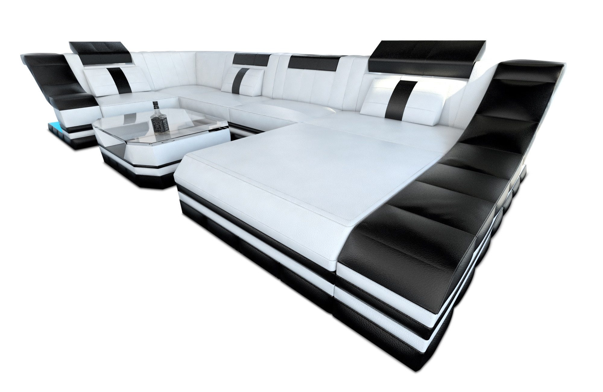 Sofa Dreams Wohnlandschaft Ledersofa Ledercouch Turino günstig online kaufen