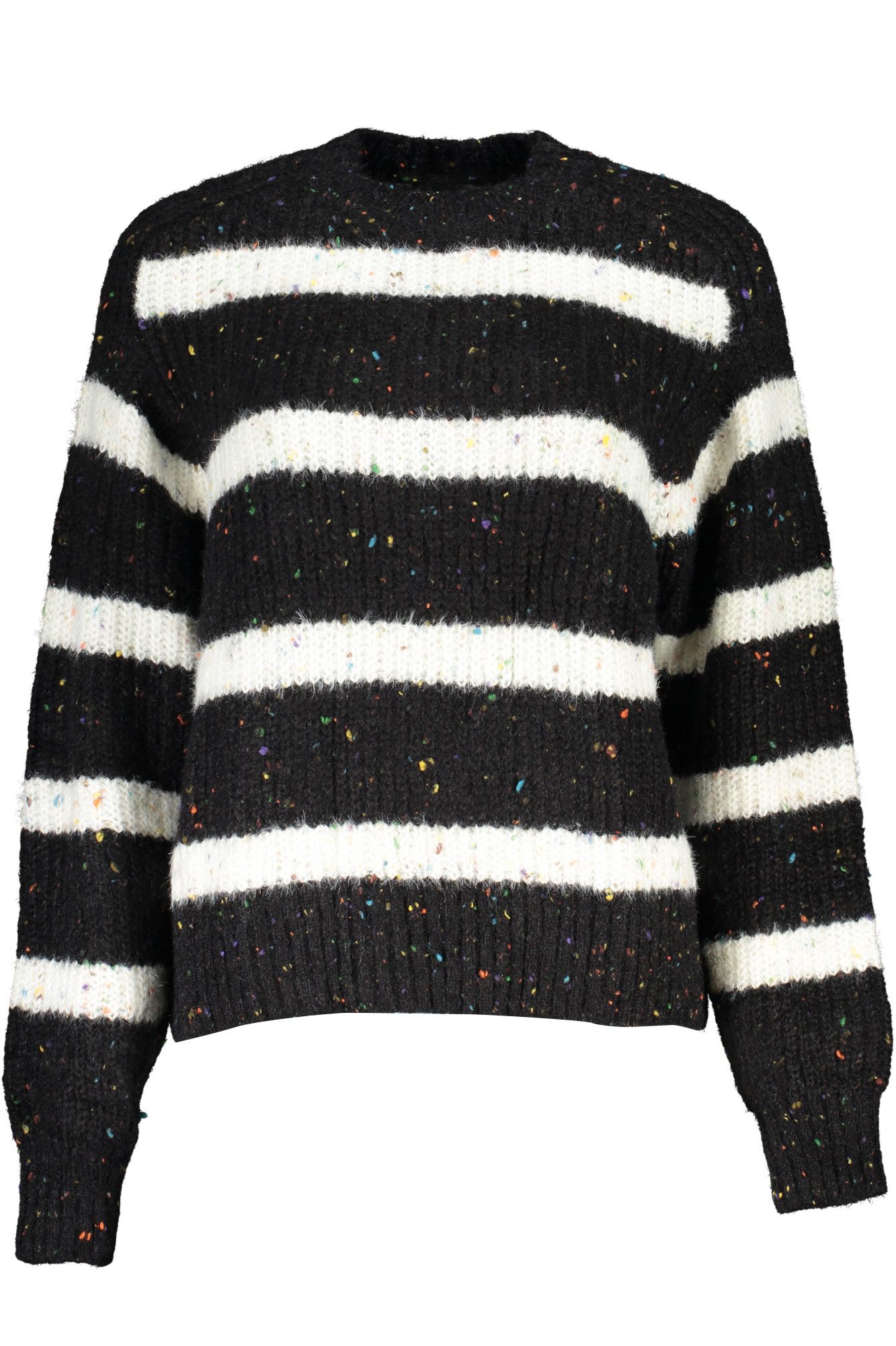Desigual Strickpullover Eleganter Damenpullover in Schwarz – Mit Rollkragen & Kontrastdetail. € 92,99