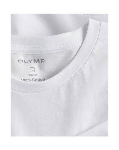 OLYMP 2er) 2-tlg., (Packung, weiß fit Regular T-Shirt