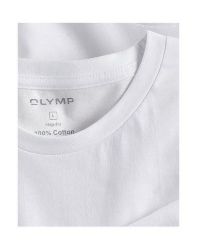 OLYMP weiß fit 2er) T-Shirt Regular 2-tlg., (Packung,