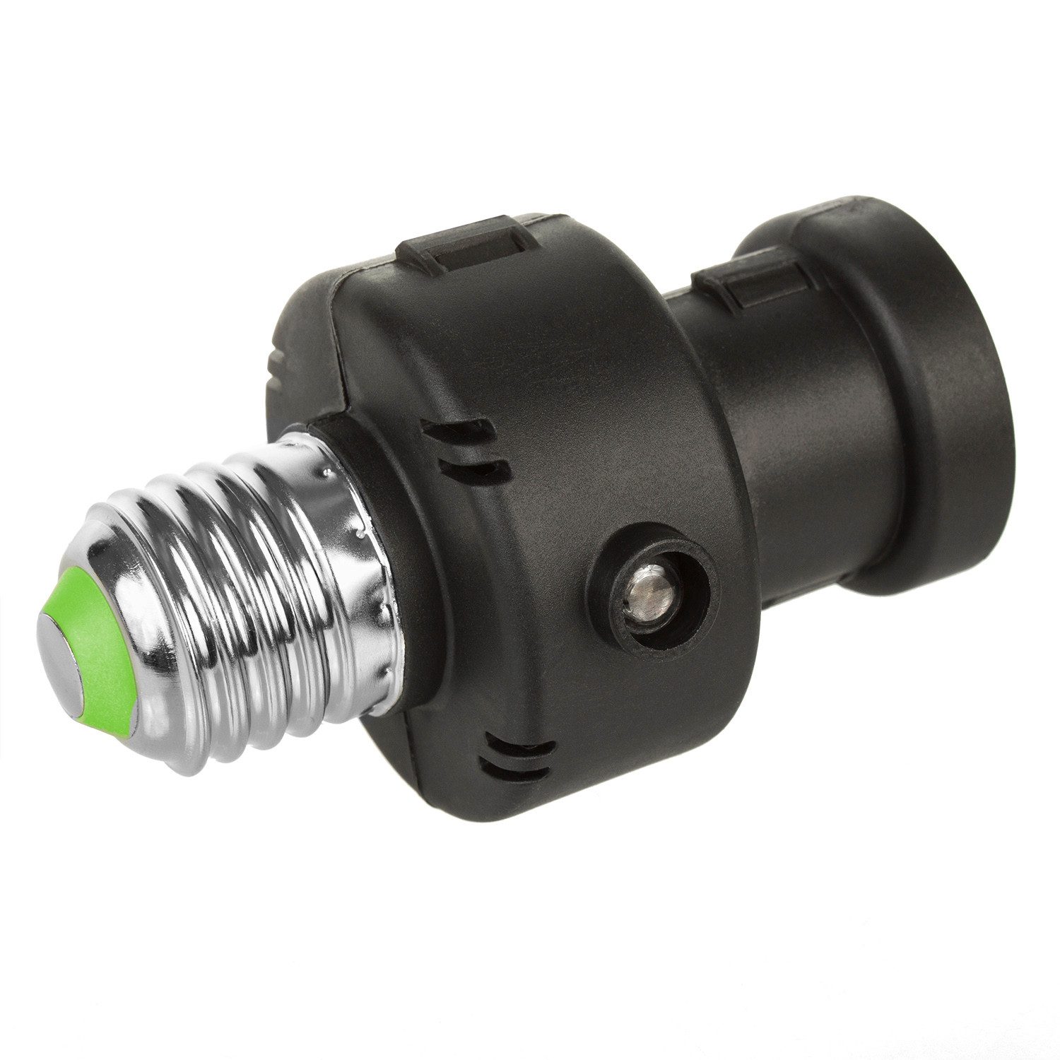 Maclean Lampenfassung MCE21 E27 Lampenfassung mit Dämmerungssensor & Timer 100W, (1-St), Automatische Lichtsteuerung für Flur, Keller und Garage