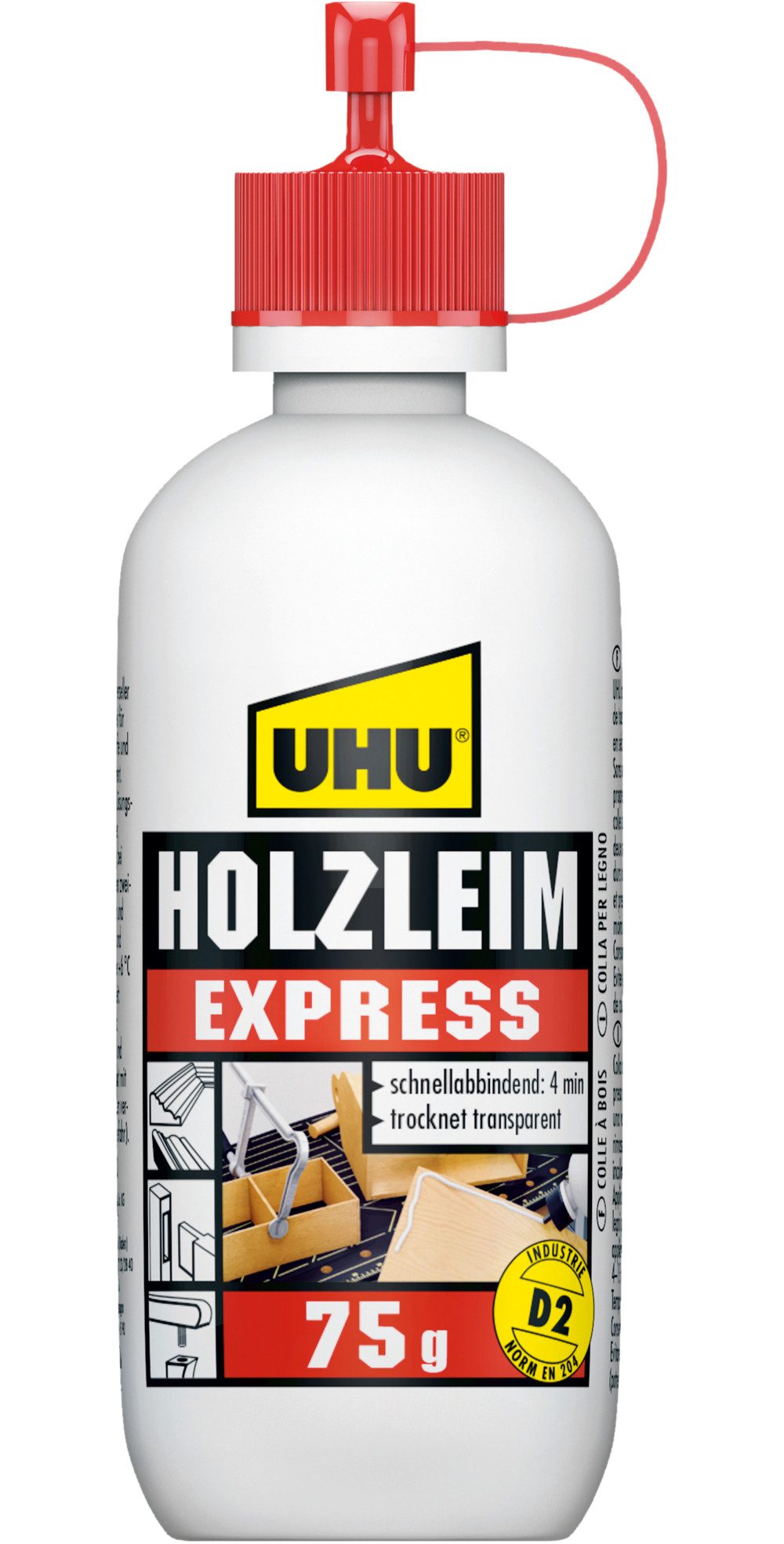 UHU Montagekleber Holzleim EXPRESS, 75 g